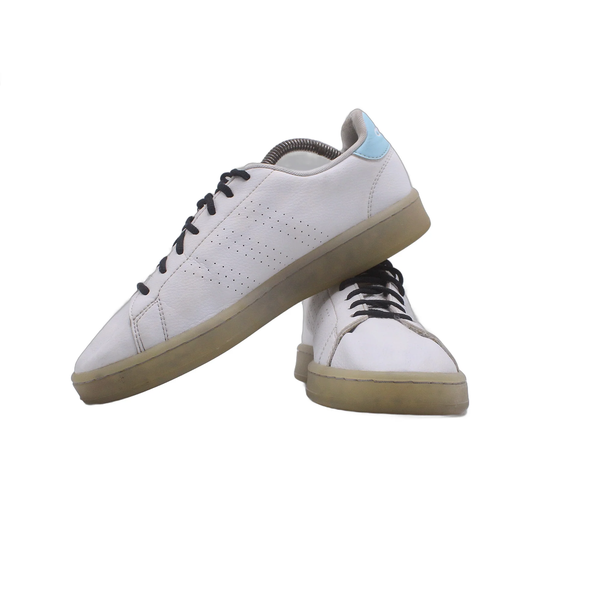 Adidas Advantage White And University Blue Shoe - Image 5