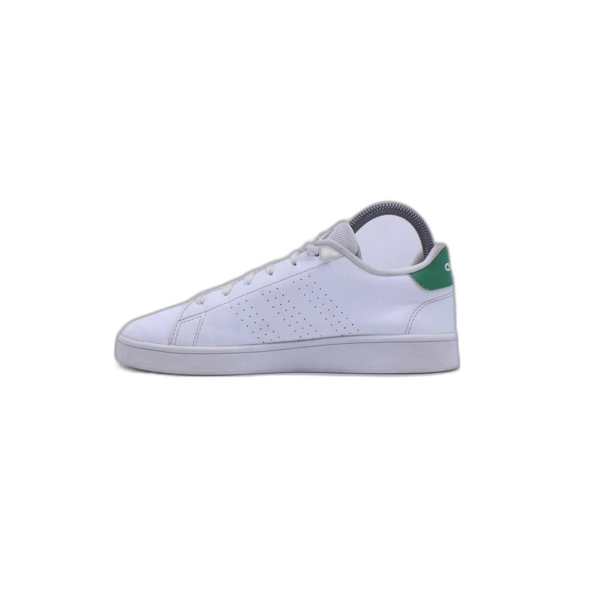 Adidas Advantage White Green Lace Up Sneaker - Image 2