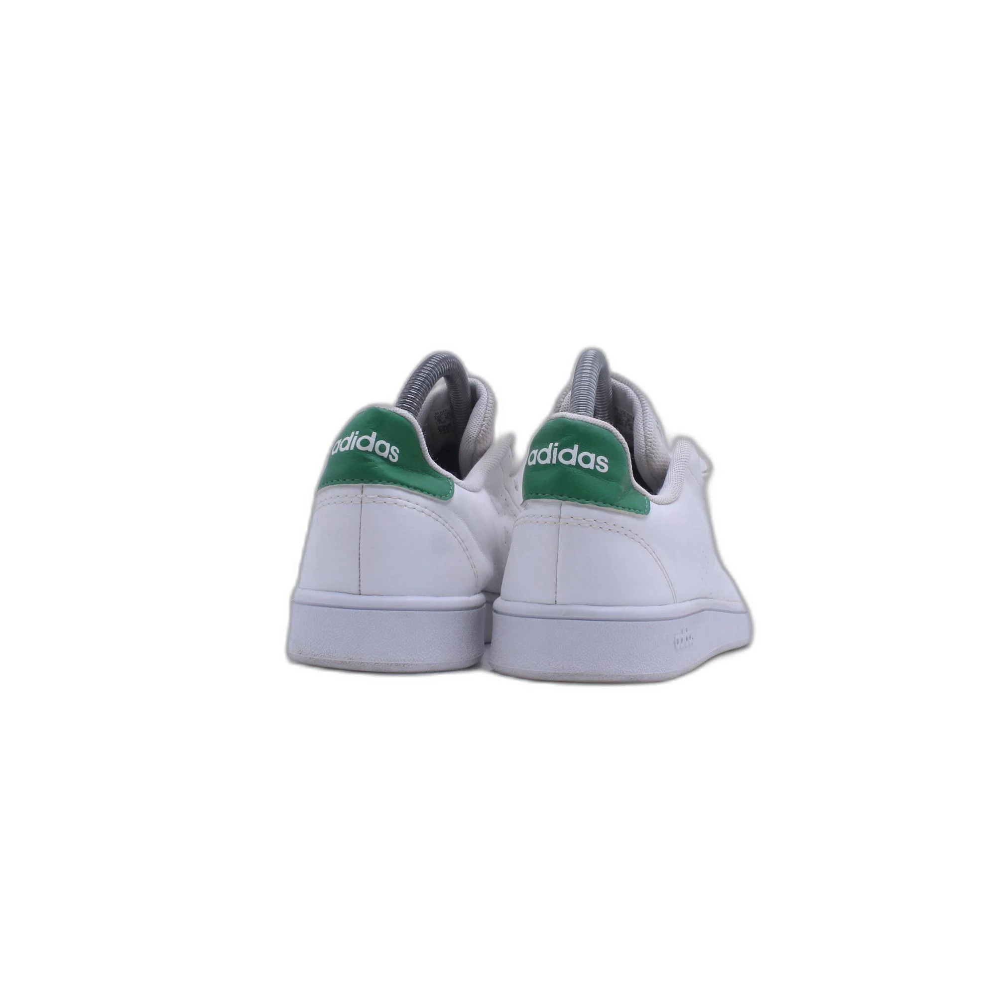Adidas Advantage White Green Lace Up Sneaker - Image 4