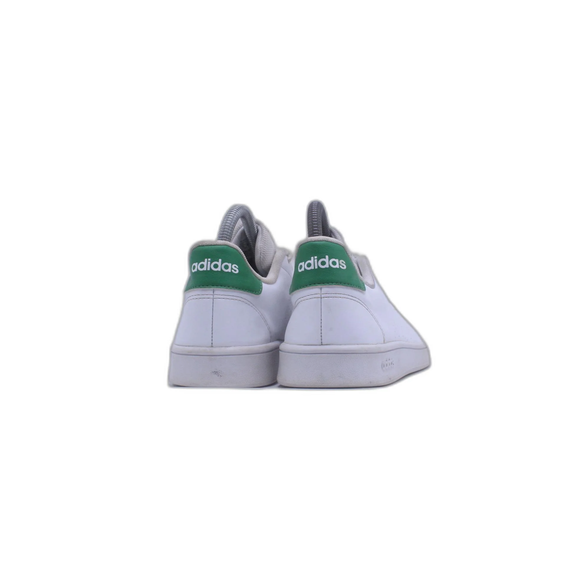 Adidas Advantage White Green Lace Up Sneaker - Image 4