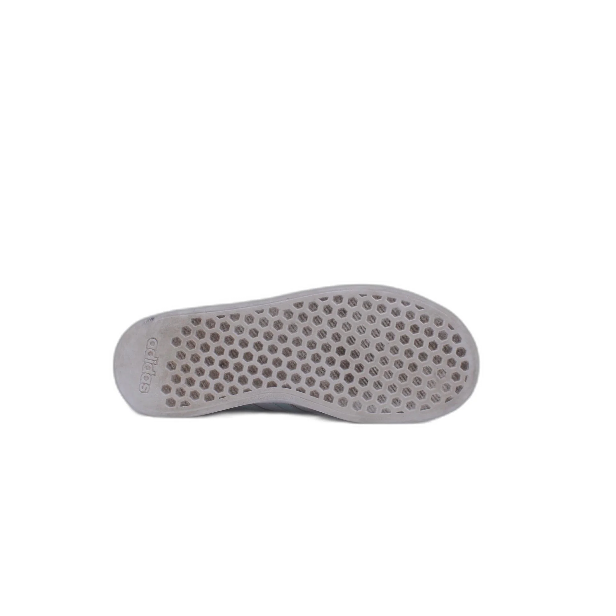 Adidas Athletic Grand Court Girls Elastic Lace Sneaker - Image 3