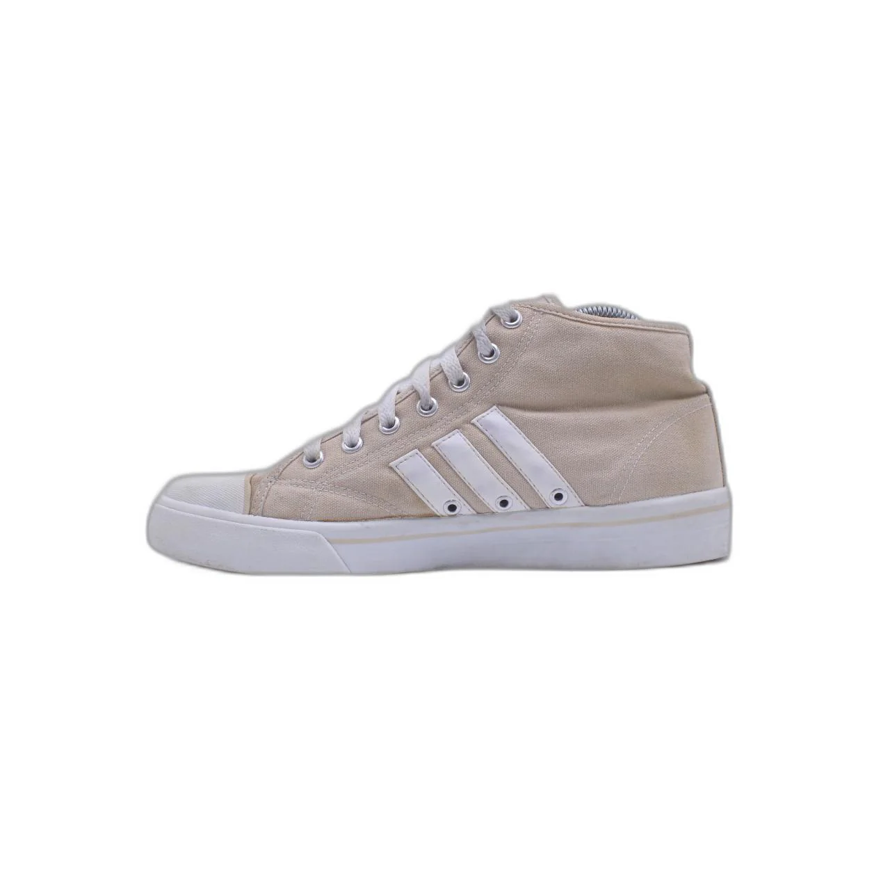 Adidas Cream High Top Sneaker - Image 2