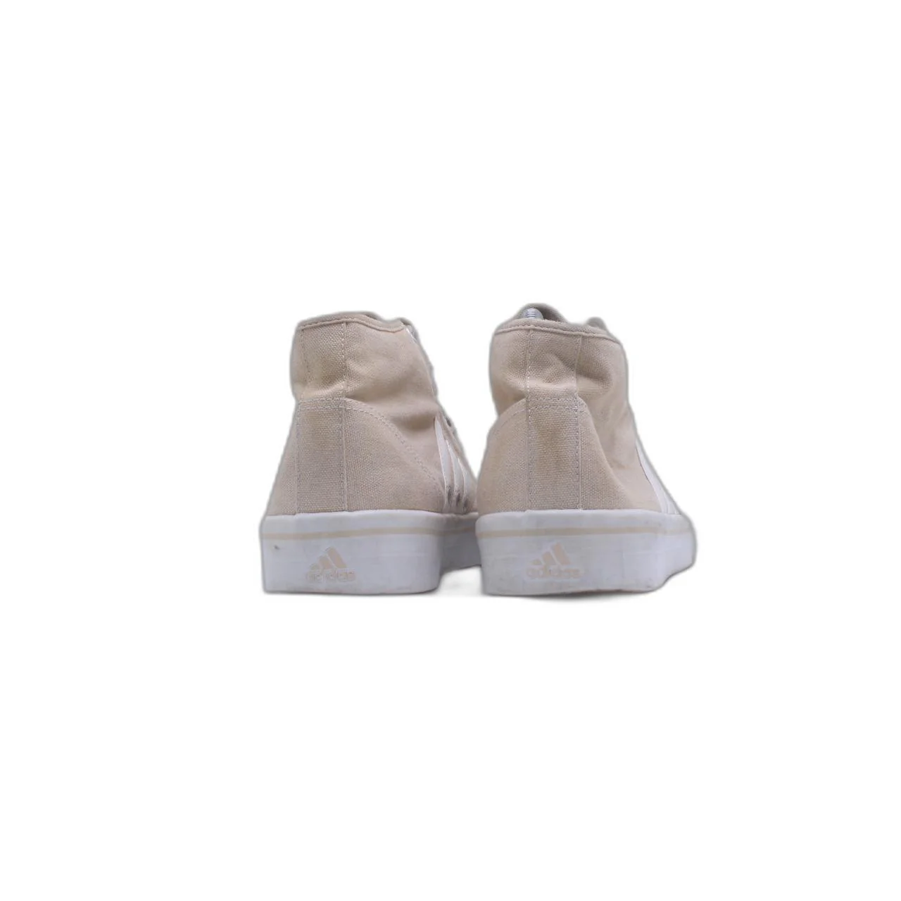 Adidas Cream High Top Sneaker - Image 4
