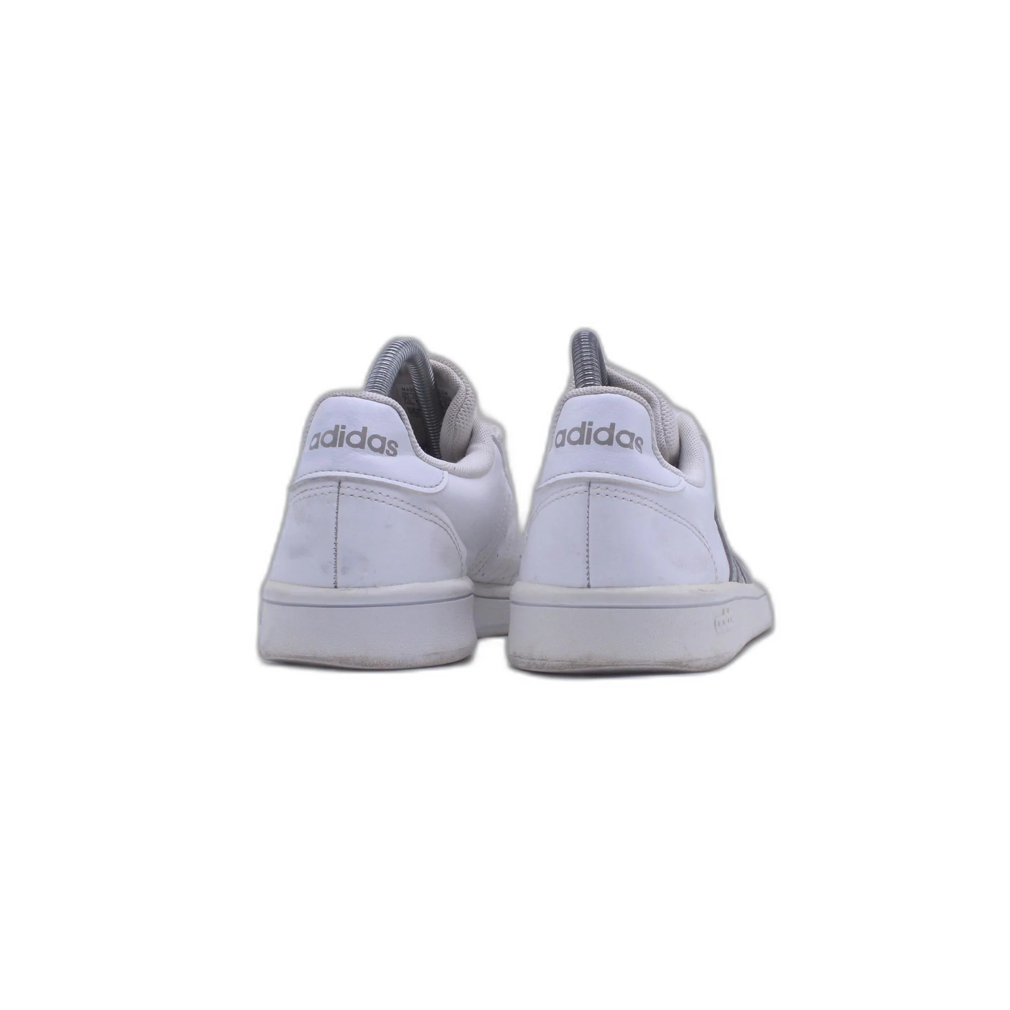 Adidas Grand Court Base White Platinum Metallic Sneaker - Image 4