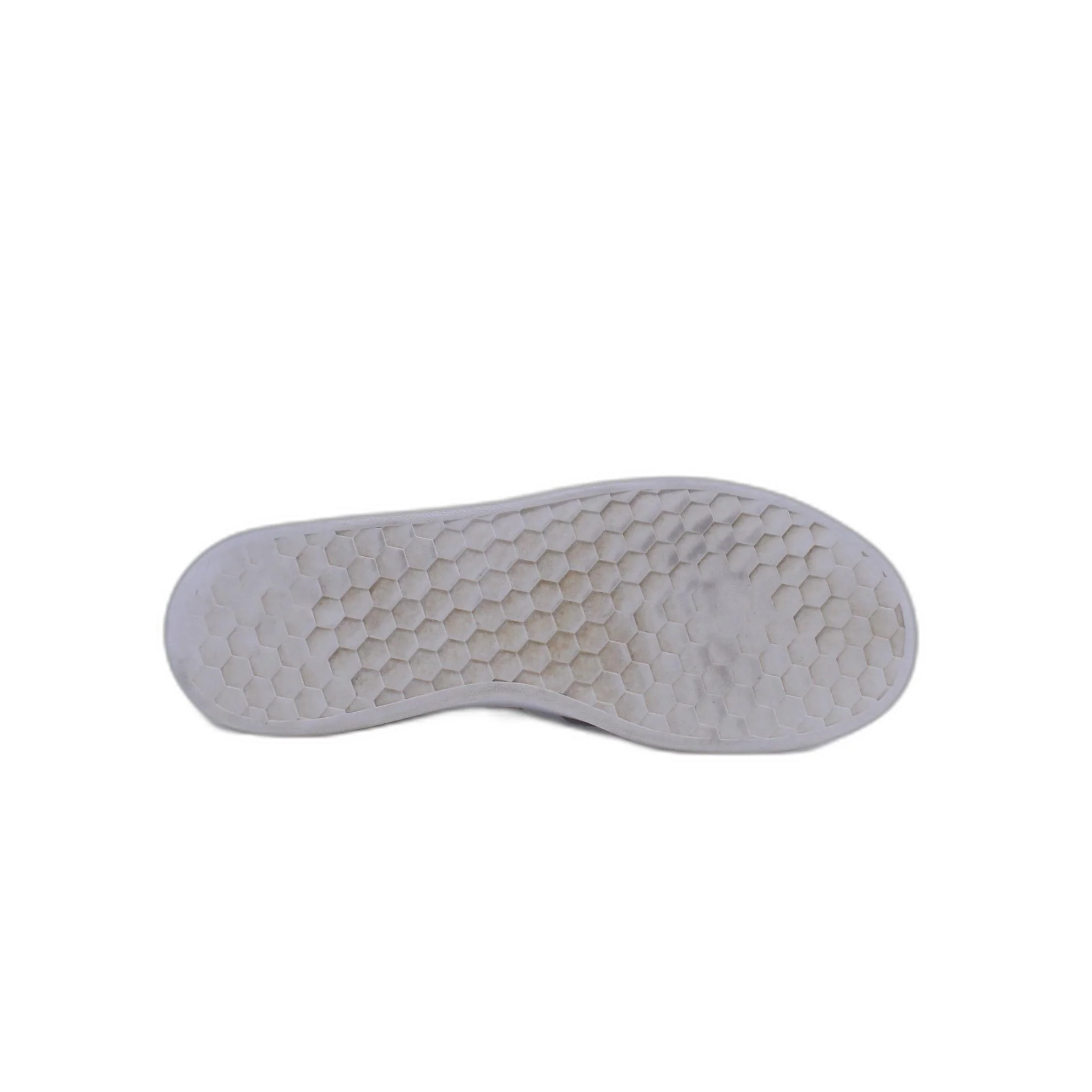 Adidas Grand Court K White & Gold Granite Stripe Tennis Shoes - Image 5