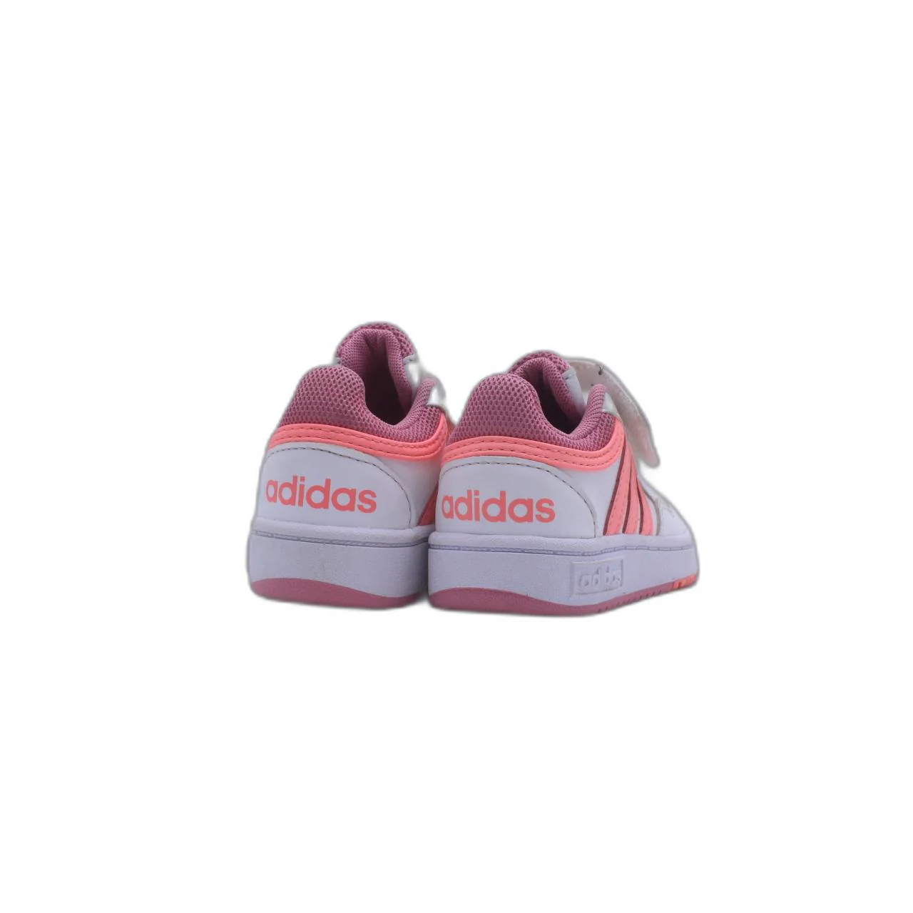 Adidas Hoops 3.0 Bold Low White Pink Fusion Sneaker - Image 4