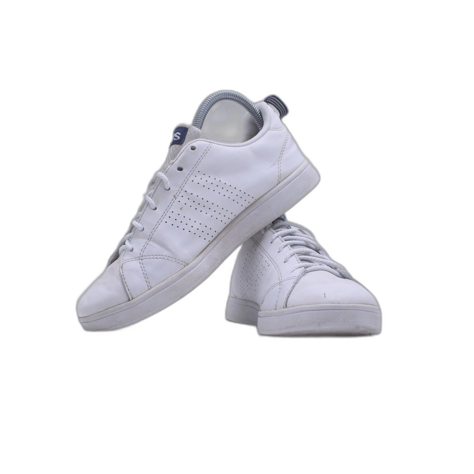 Adidas Mens Advantage Clean White Casual Shoes Sneaker - Image 3