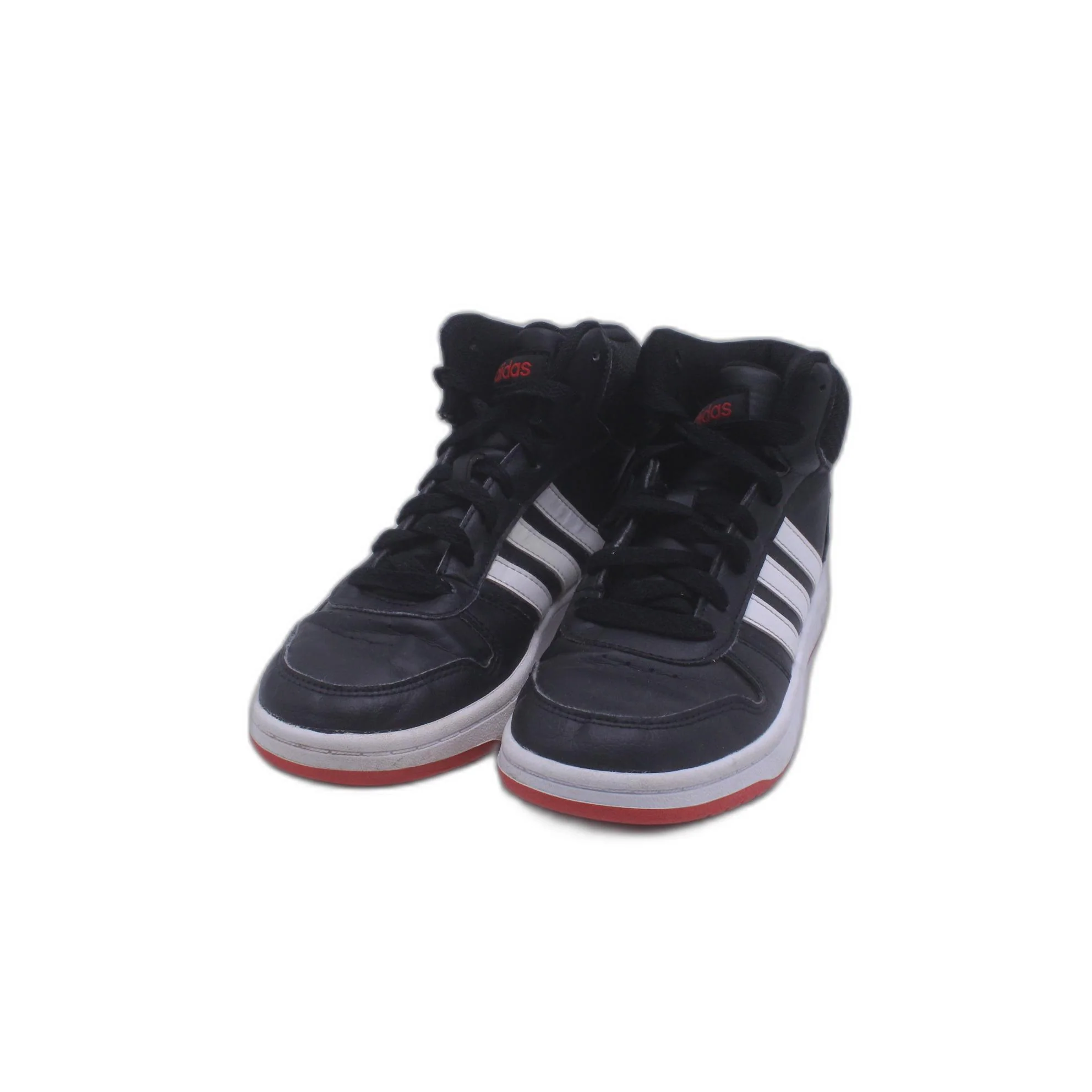 Adidas Mens Hoops 2.0 Mid Black Basketball Shoe - Image 5