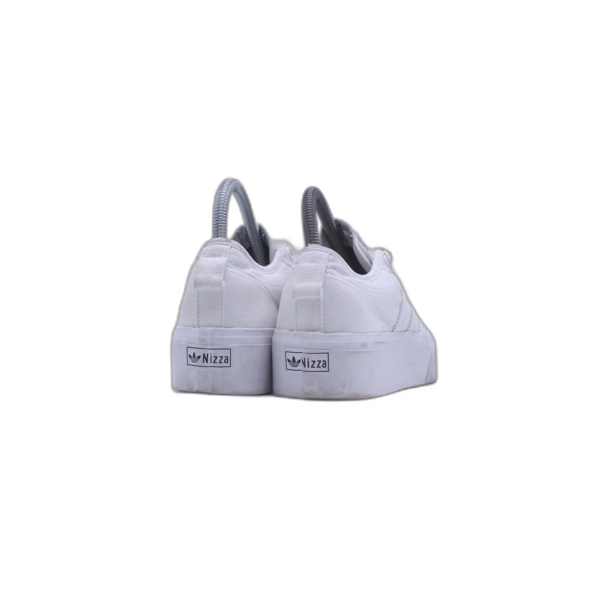 Adidas Nizza Platform Triple White Women's Casual Shoe - Image 4
