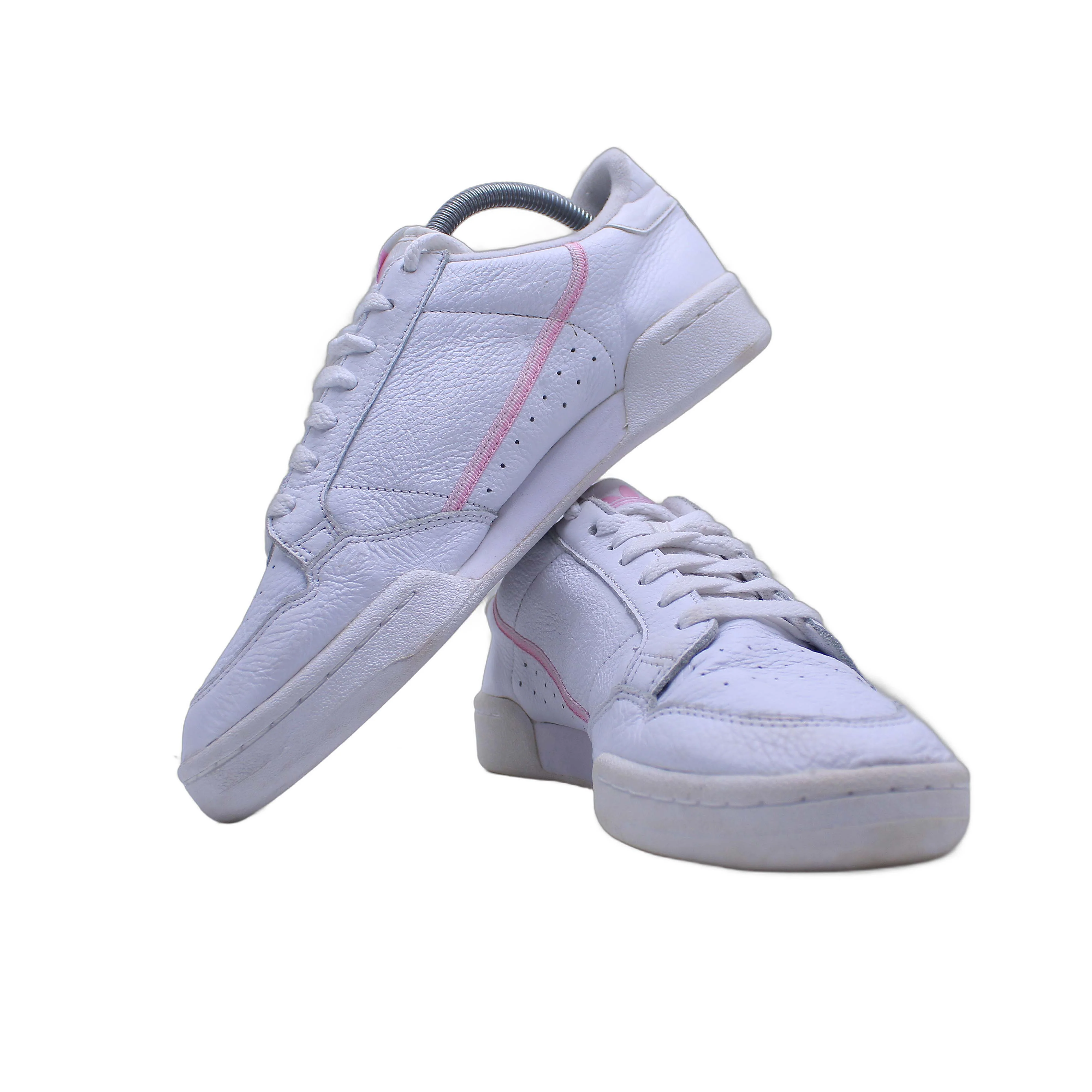 Adidas Original Women’s Continental 80 White/Pink Shoe - Image 5