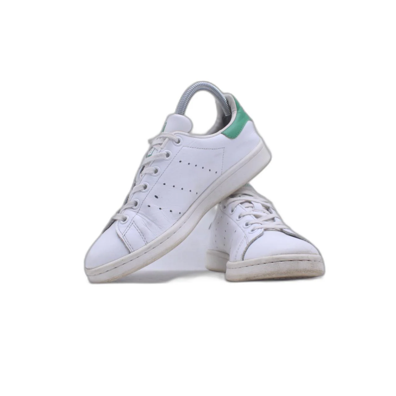 Adidas Stan Smith White Green Casual Shoe - Image 5