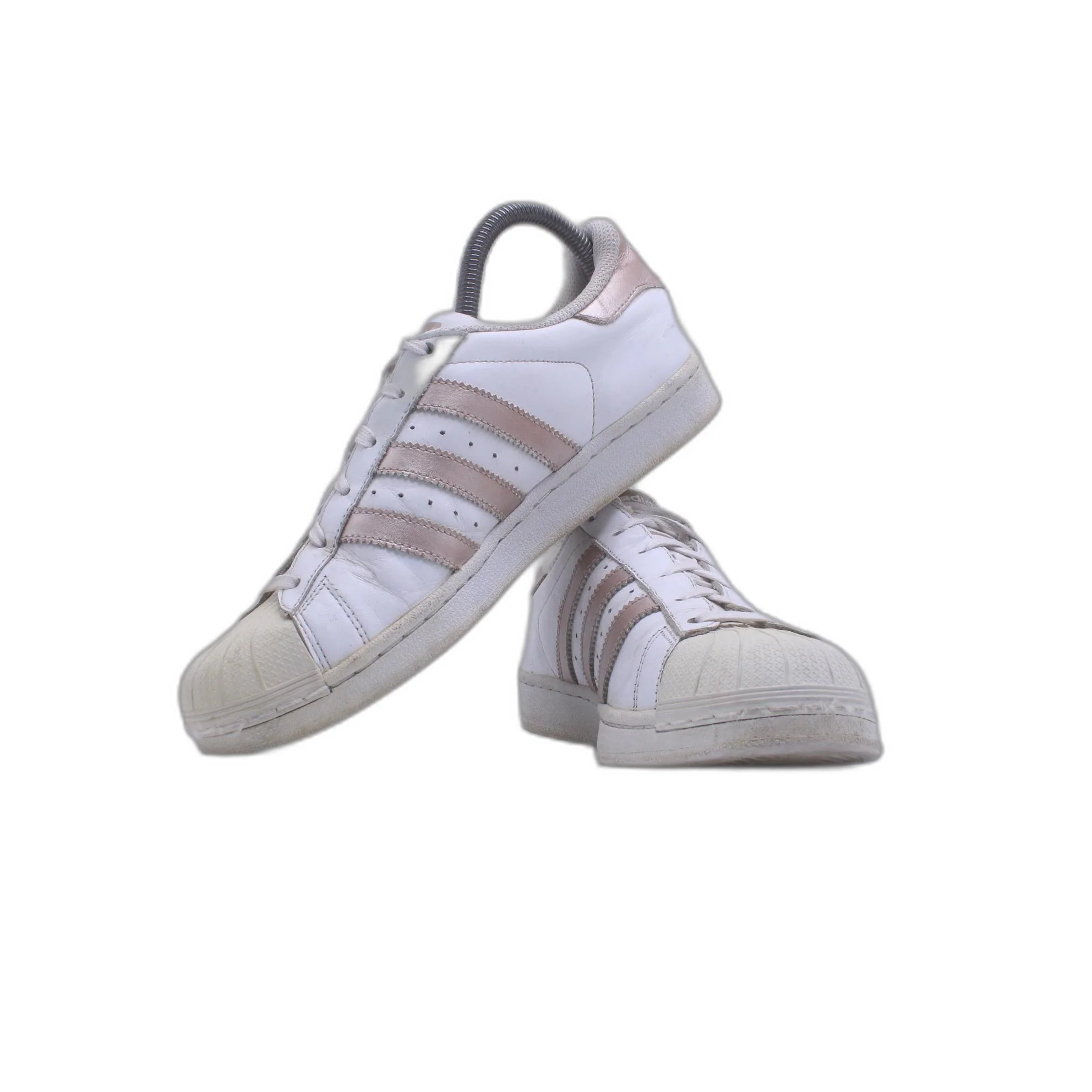 Adidas SUPERSTAR White / Rose Gold Sneakers - Image 4