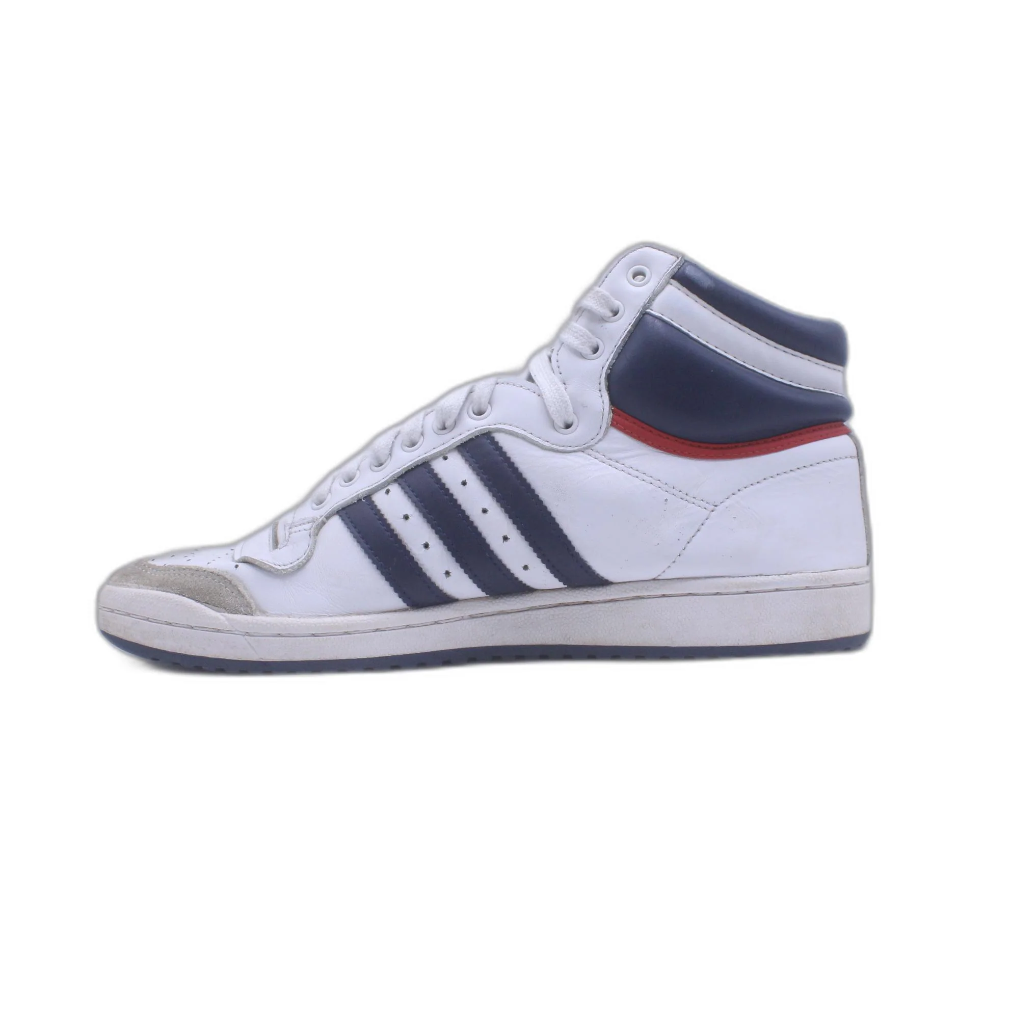 Adidas Top Ten Hi White Navy Red Sneakers D65161 - Image 2