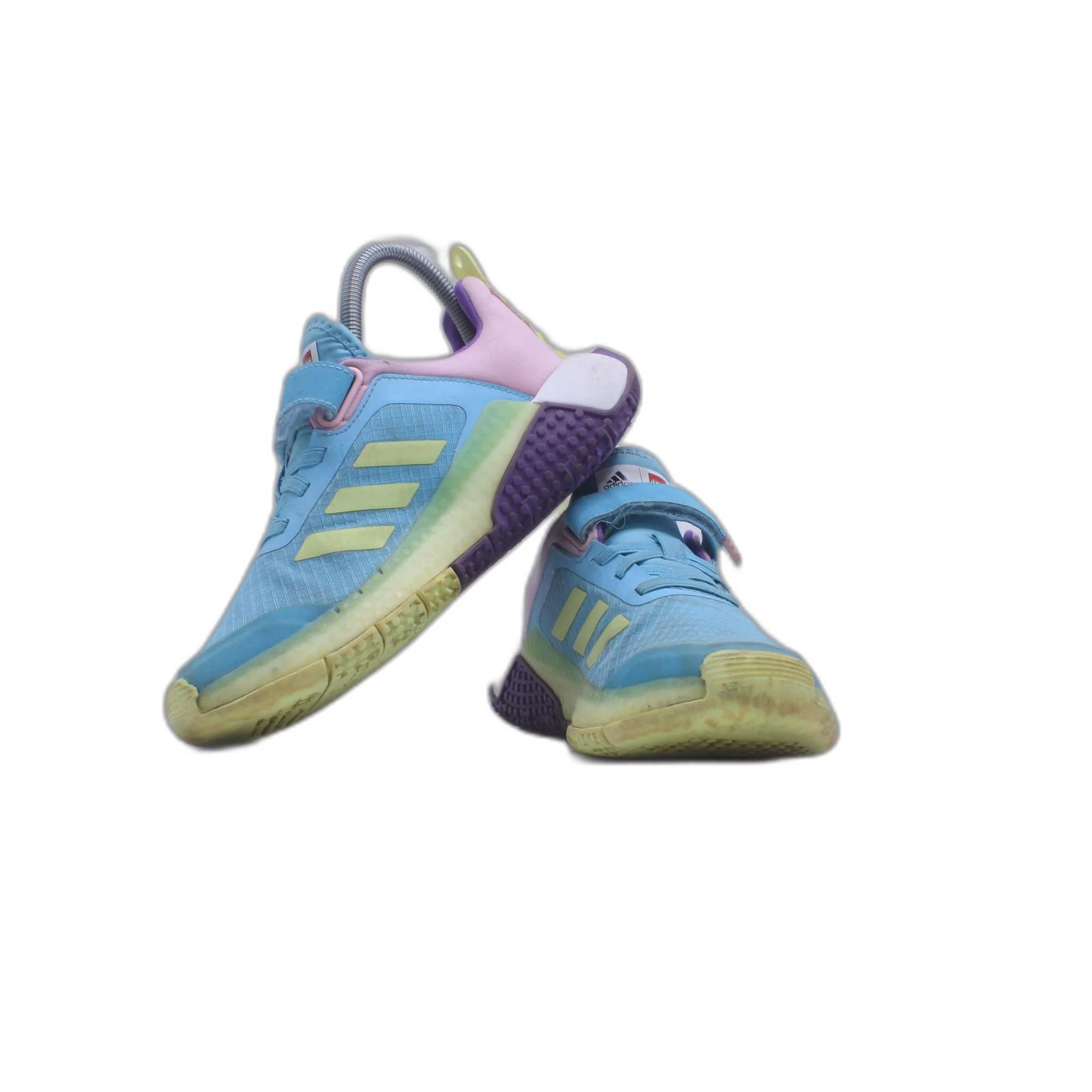 Adidas x Lego Sport Sneaker Blue Purple Yellow FZ0402 - Image 3