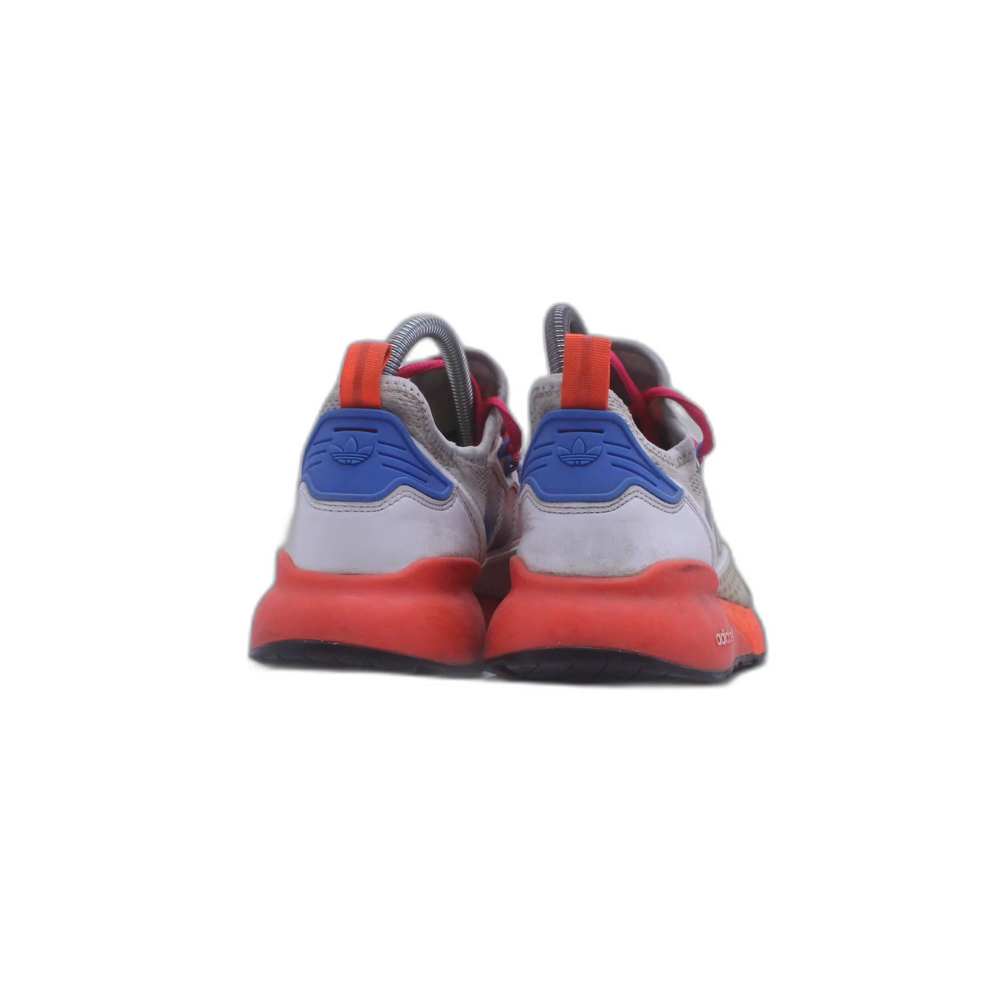 Adidas ZX 2K Boost J White Solar Red Kid's Athletic Shoe - Image 4