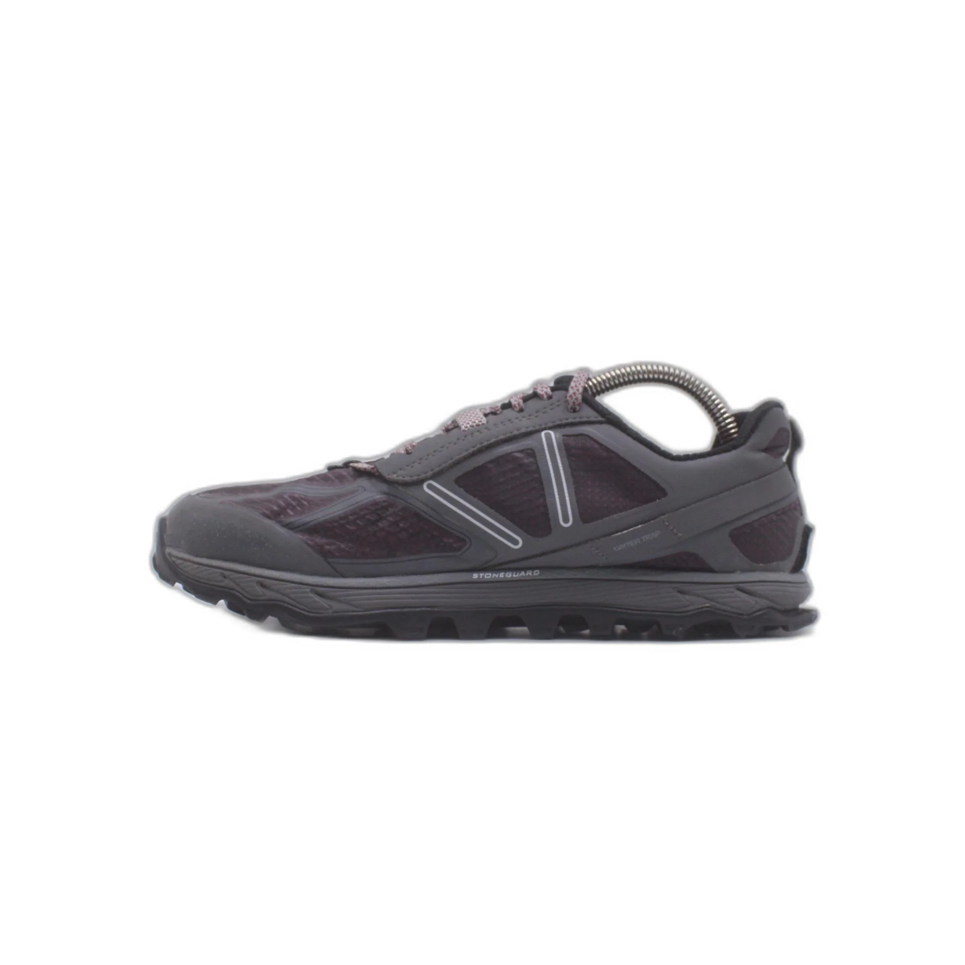 Altra Lone Peak 4 Gray Purple Trail Running Hiking Shoe - Image 2