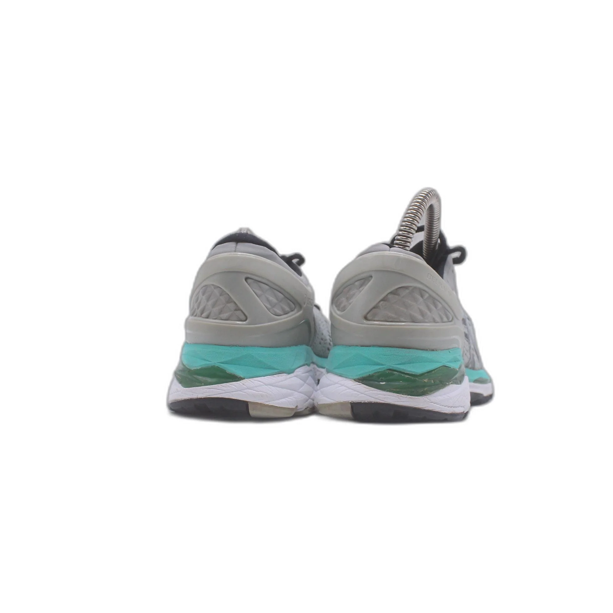 Asics Womens Gel Kayano 24 Gray Black Running Shoe - Image 4