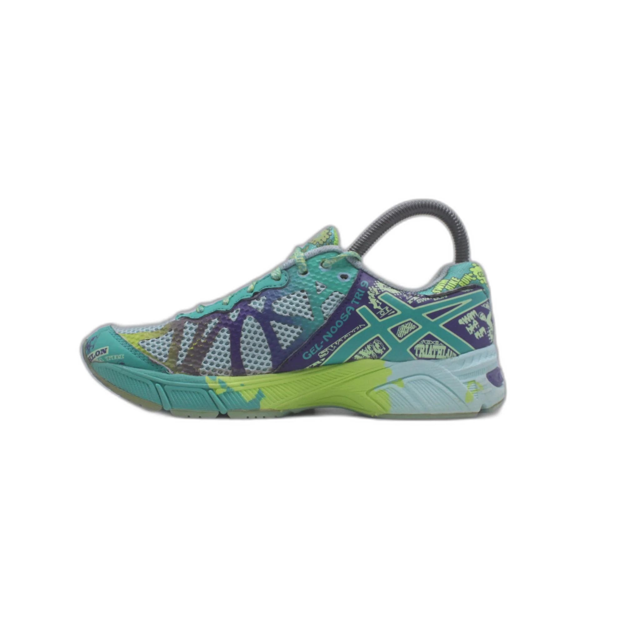 ASICS Women's Gray/Neon DynaFlyte 2 Running Shoe - Image 2
