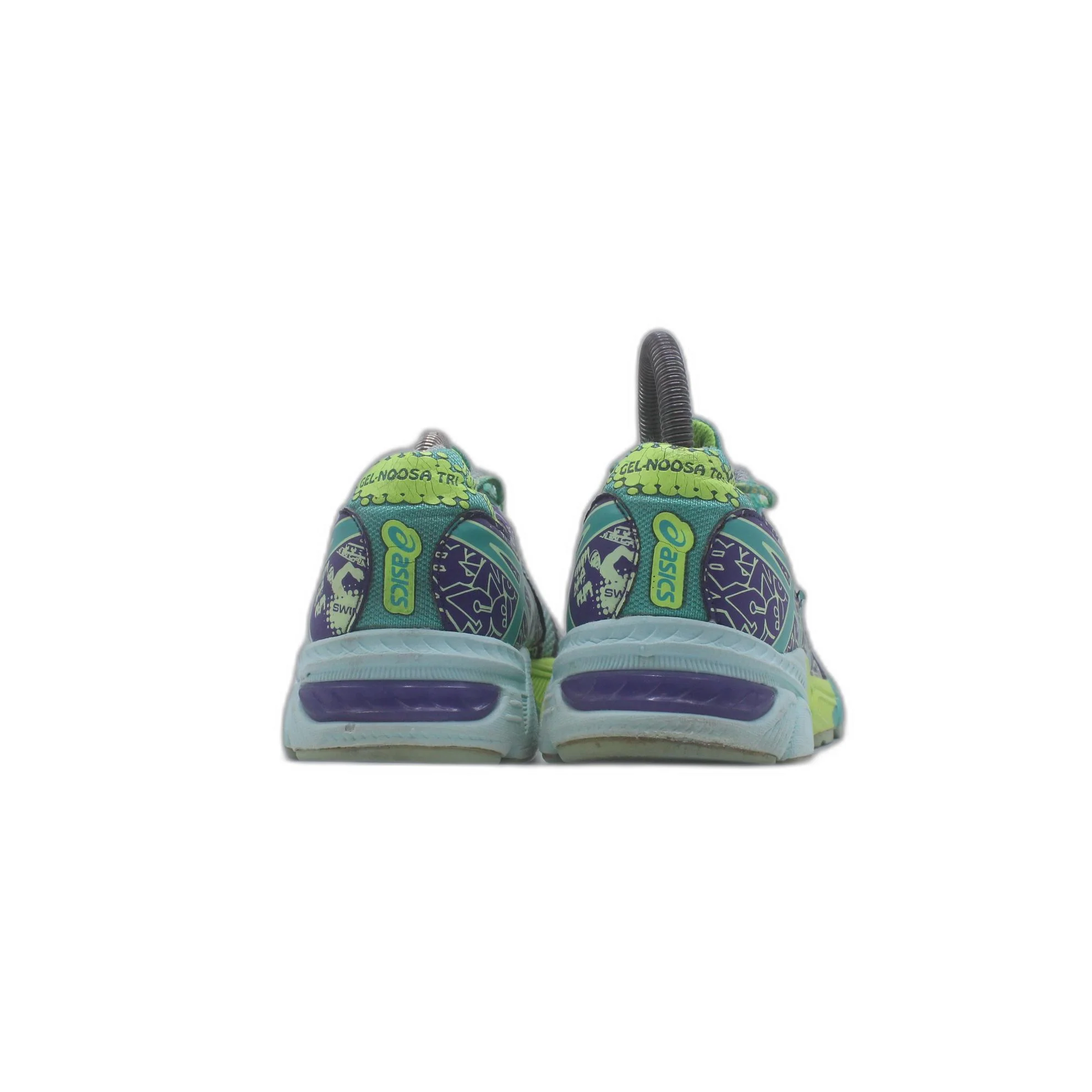 ASICS Women's Gray/Neon DynaFlyte 2 Running Shoe - Image 4