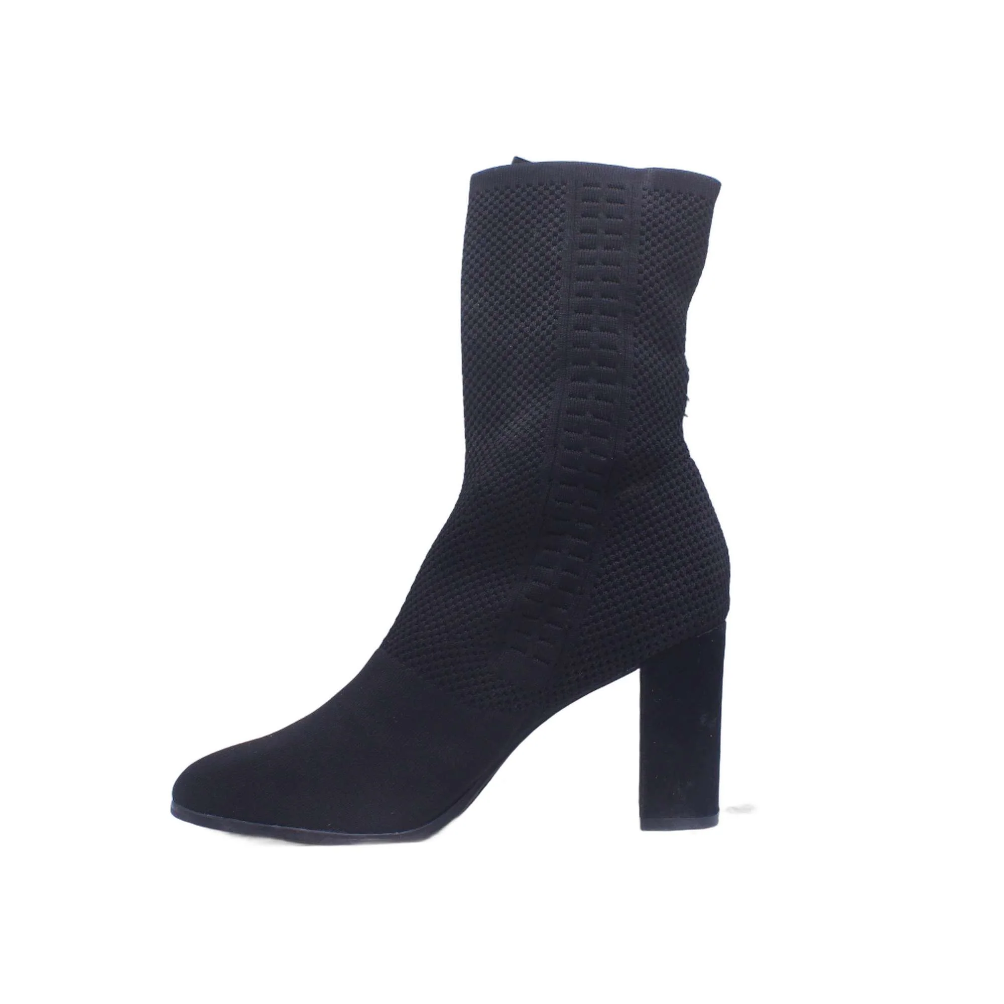 Banana Republic Women's Black Suede Zip Ankle Boot - Image 3