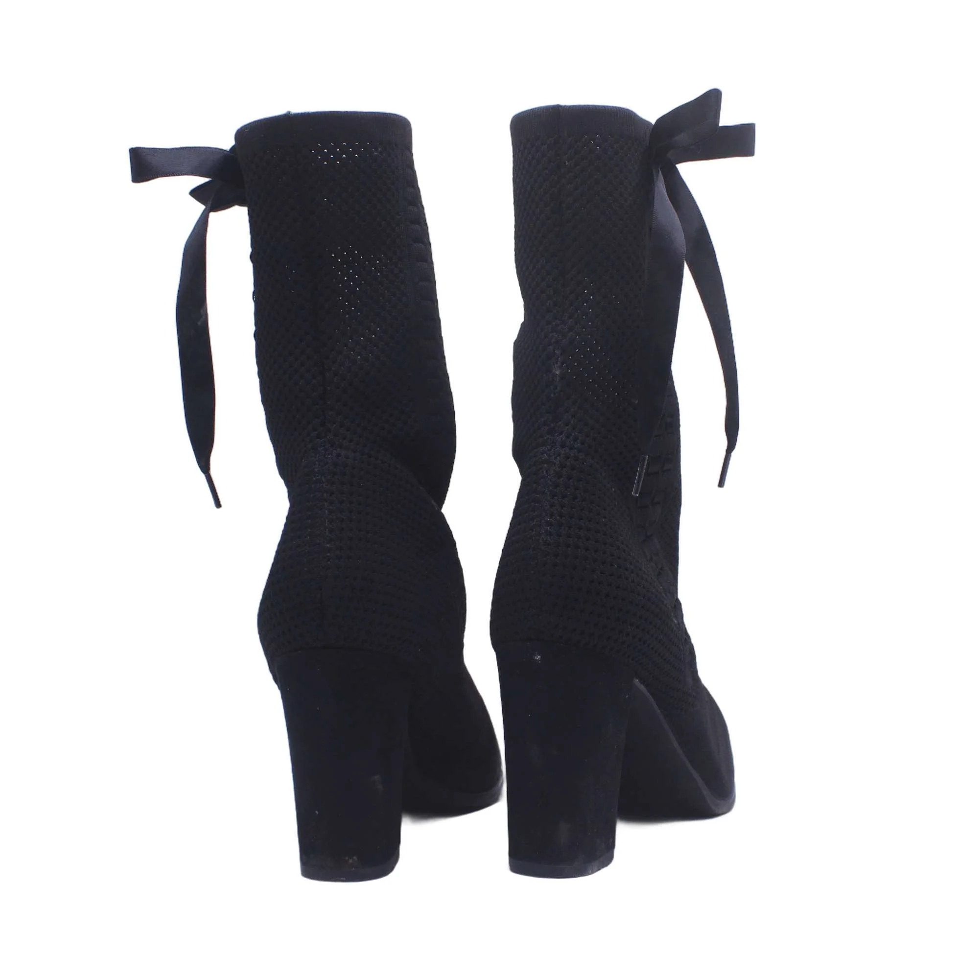 Banana Republic Women's Black Suede Zip Ankle Boot - Image 5