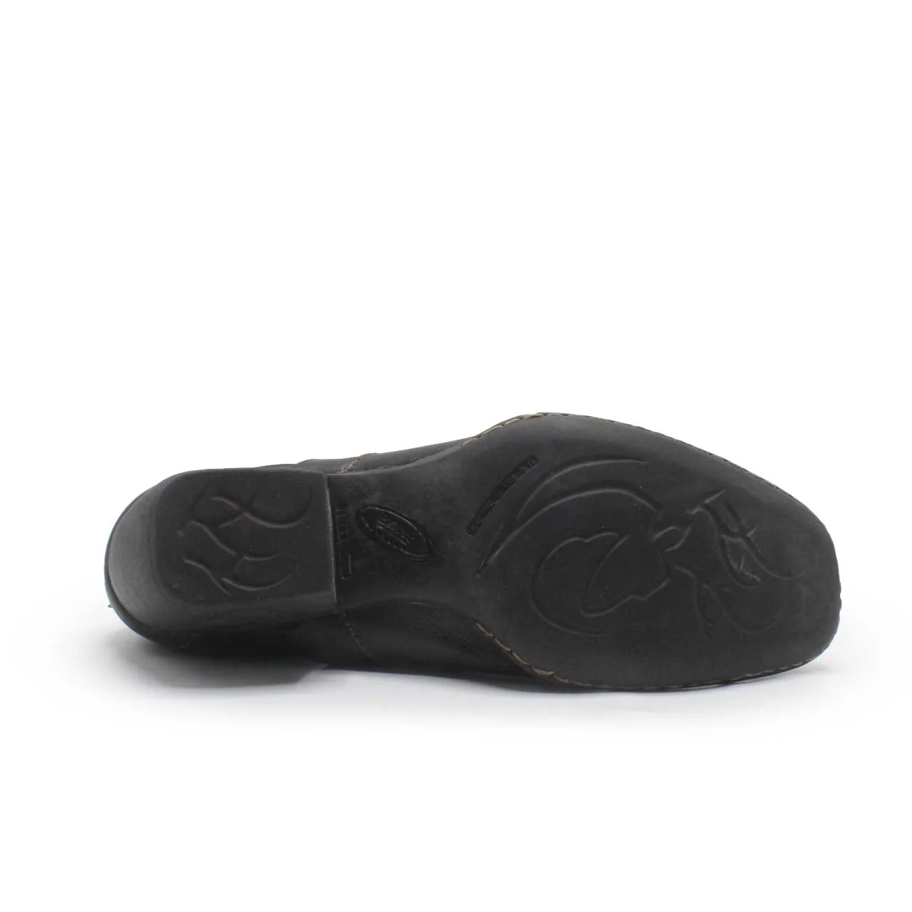 Born Square Toe Heels Black Leather Slip On - Image 5