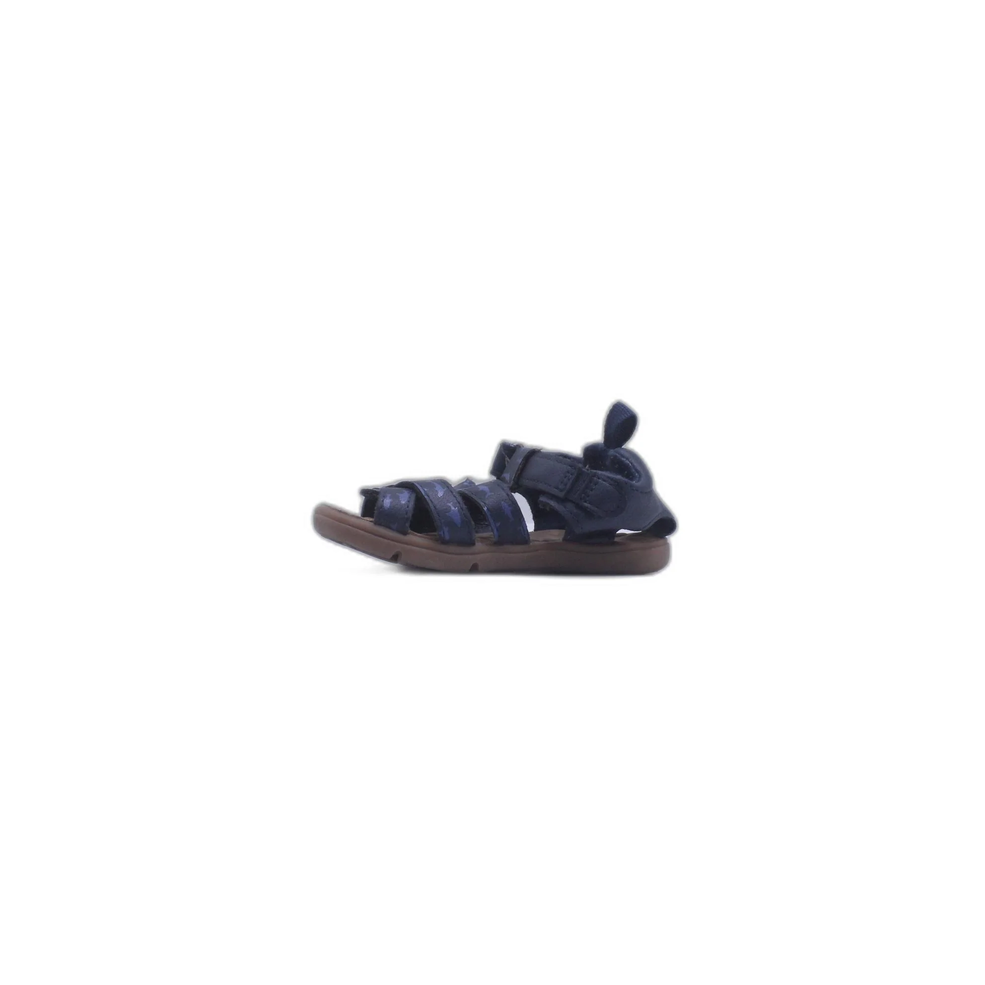 Boys Spot On Navy Camouflage Smart Open Toe Riptape Sandals : N0066 - Image 3