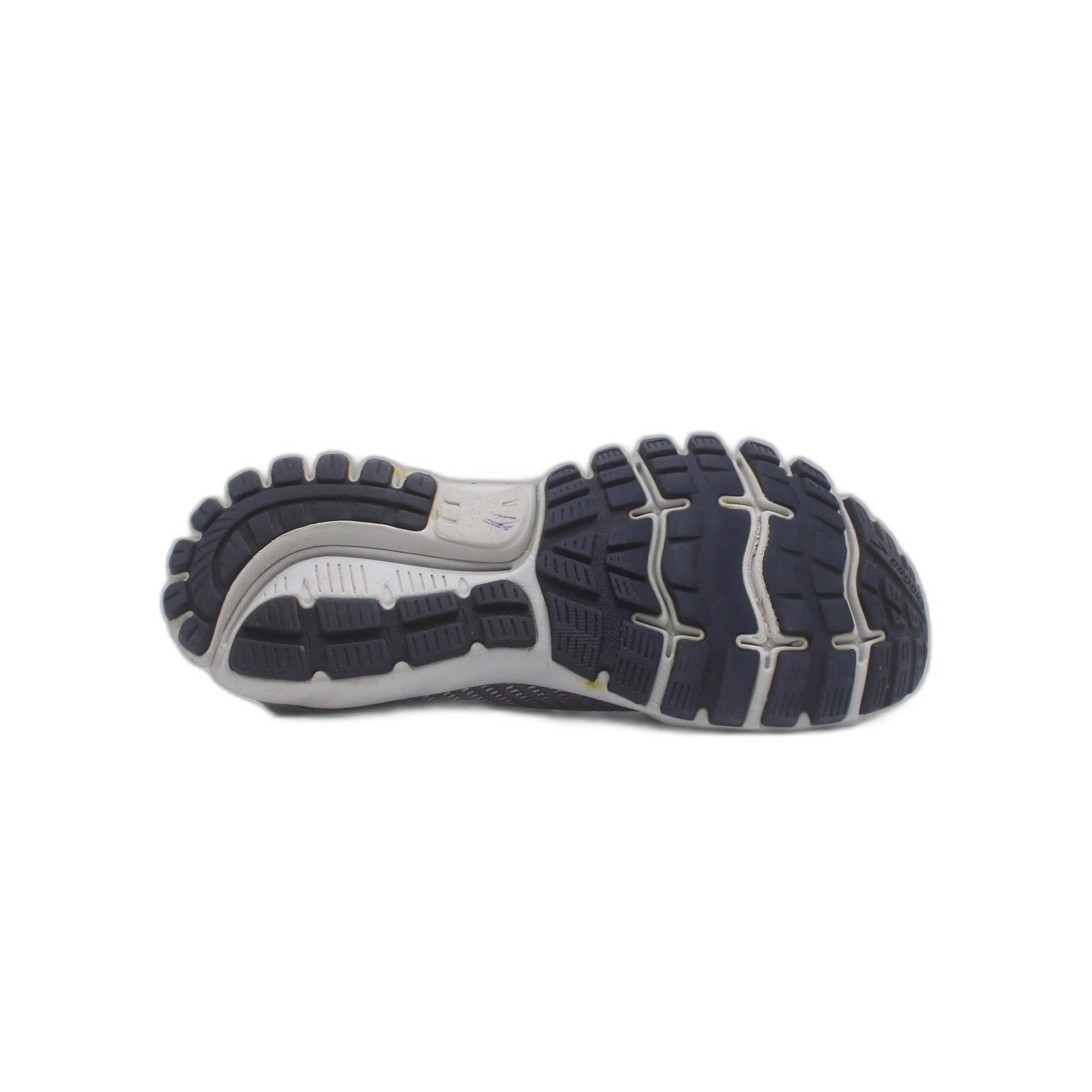 Brooks Ghost 12 Granite Peacoat Peach Running Shoe - Image 3