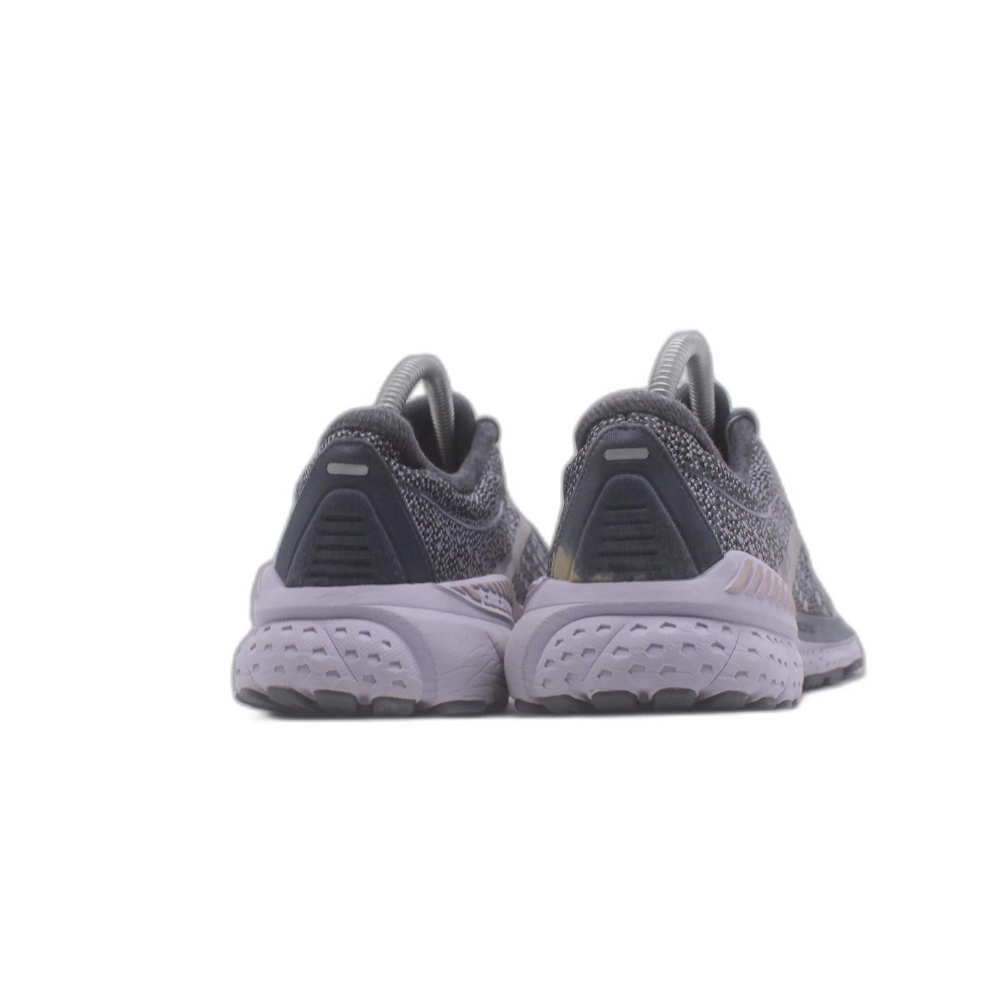 Brooks Womens Adrenaline GTS 21 Gray Running Shoe - Image 4