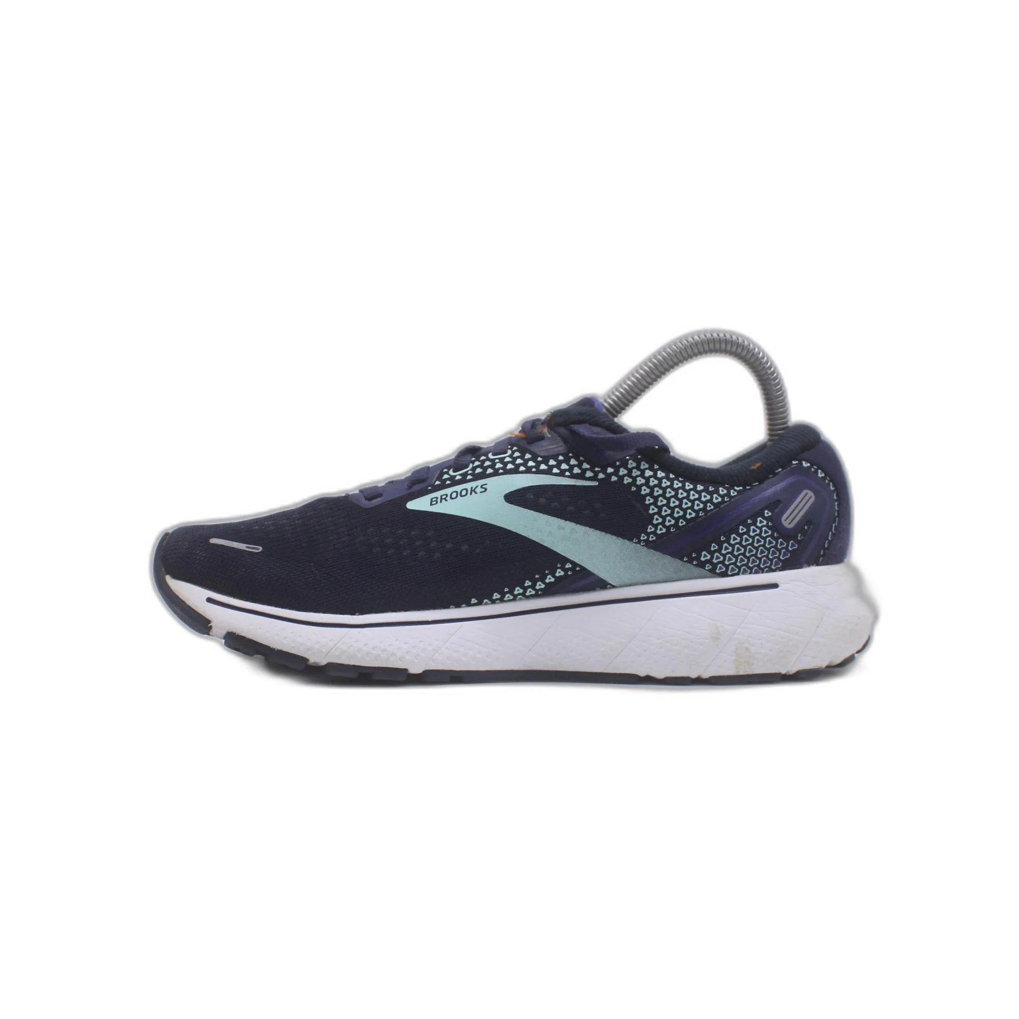 Brooks Womens Ghost 14 Blue Running Shoe - Image 2