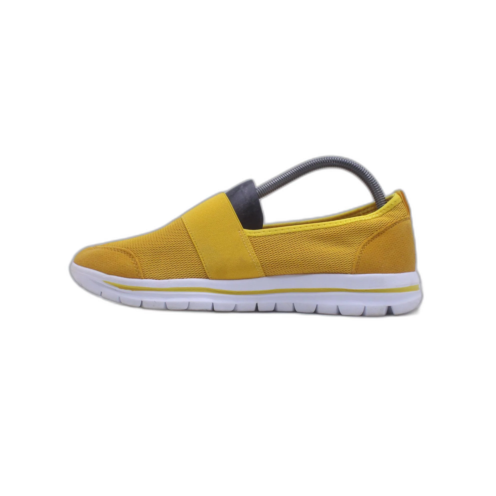 Clarks Cloudsteppers Canvas Slip-Ons Breeze Step Yellow - Image 2
