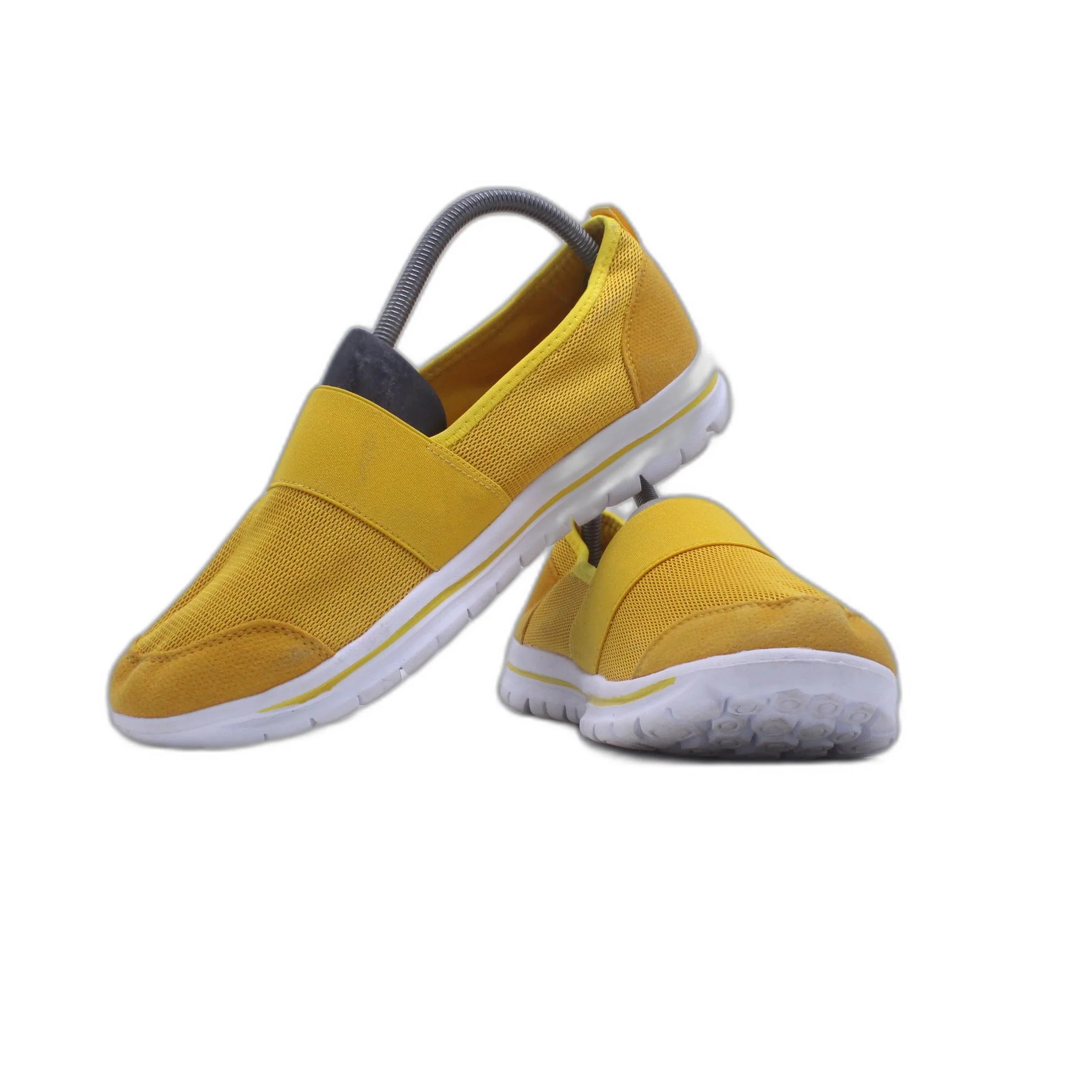 Clarks Cloudsteppers Canvas Slip-Ons Breeze Step Yellow - Image 3