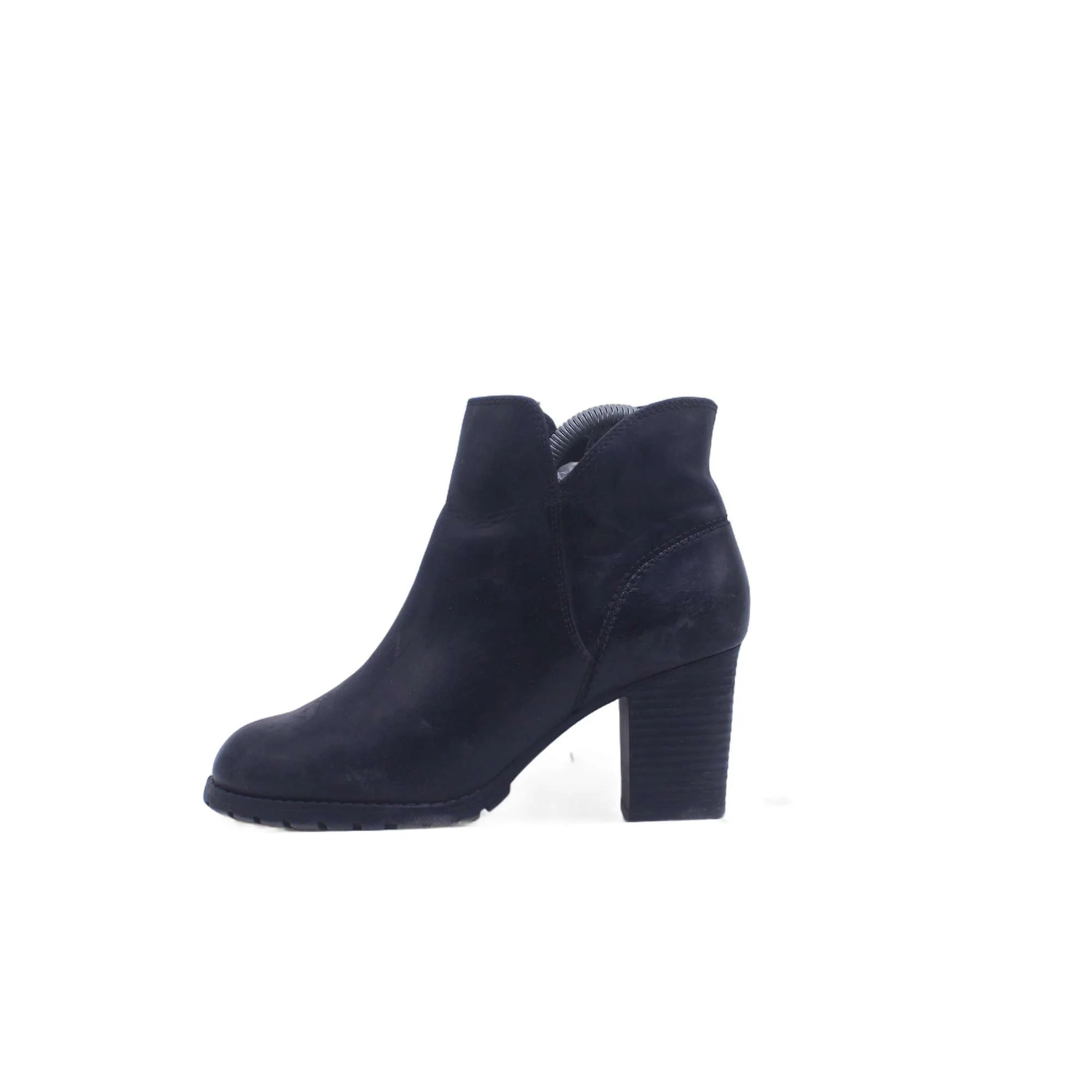 Clarks Verona Trish Black Leather Zip Ankle Boot - Image 3