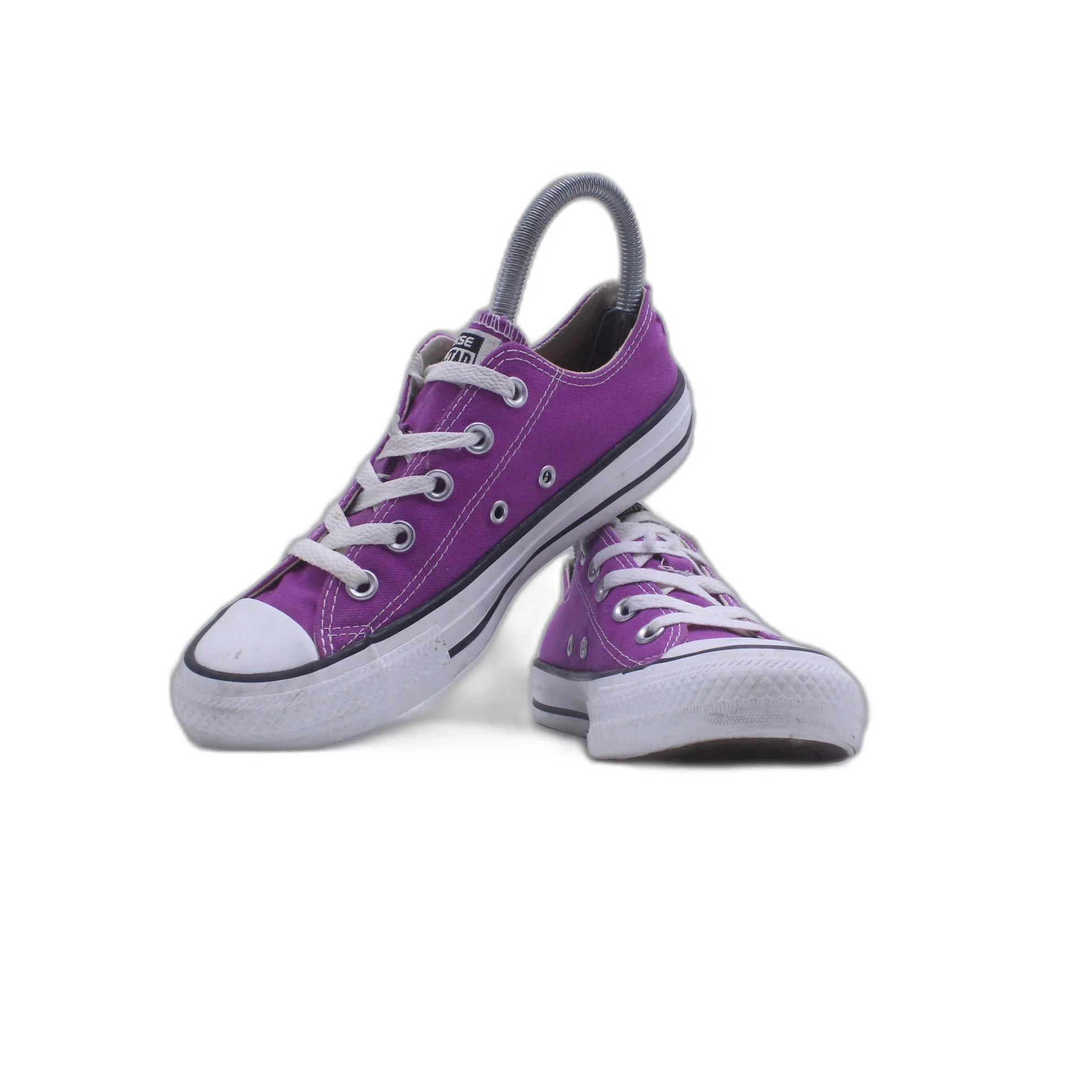 CONVERSE All Star Old Purple Canvas Shoe - Image 5