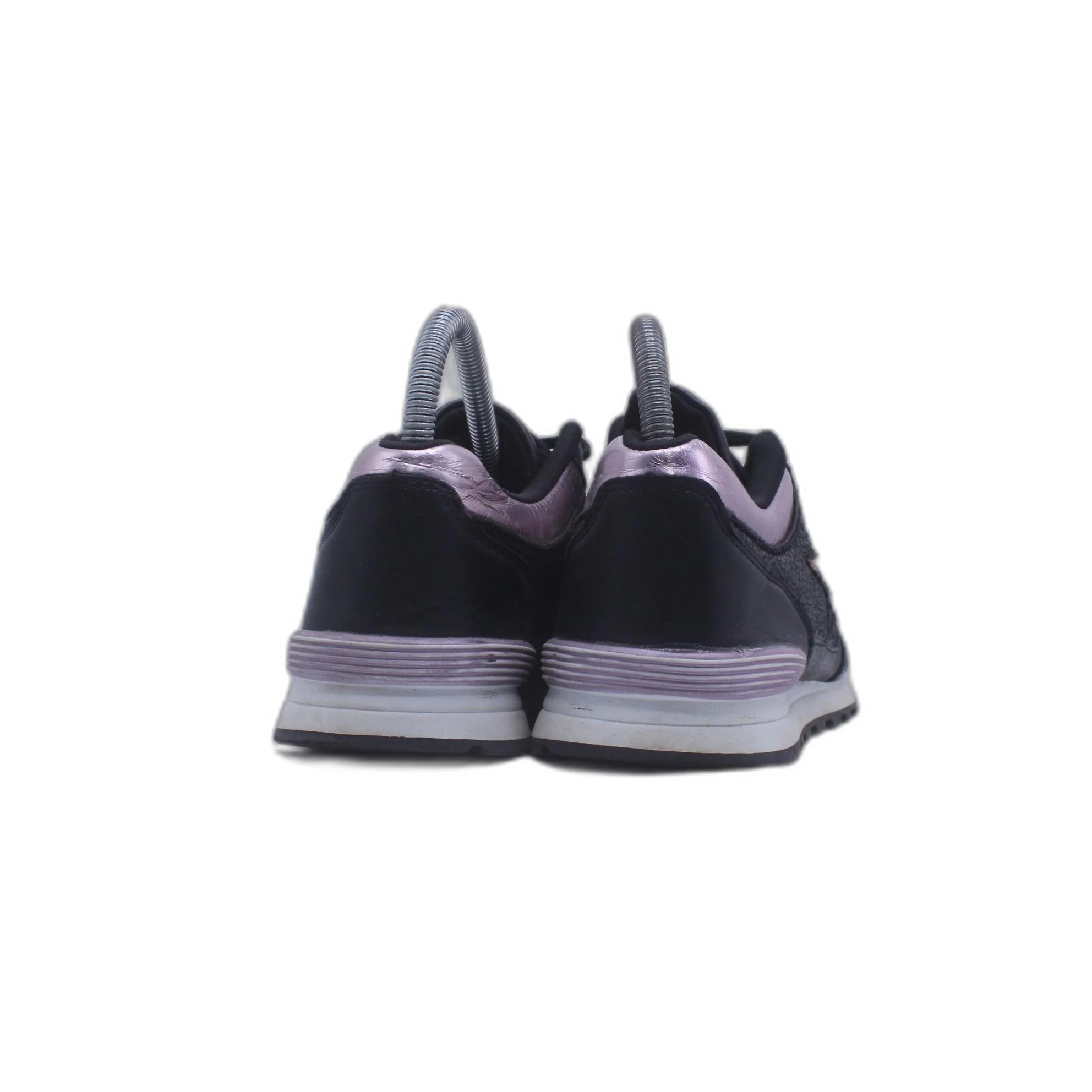 Creek Black Leather Women Shoe - Image 4