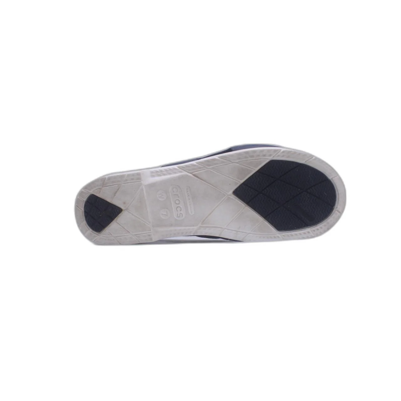 Crocs Beach Line Womens Navy Blue Cutout Lightweight Nautical Flat - Image 4