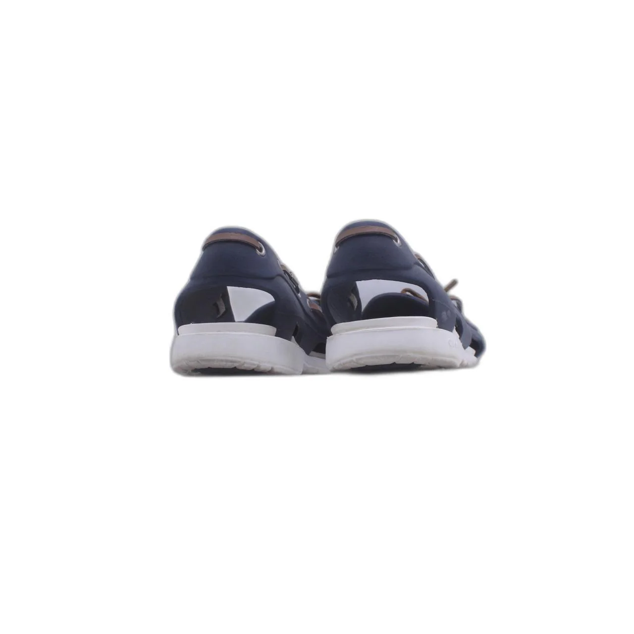 Crocs Beach Line Womens Navy Blue Cutout Lightweight Nautical Flat - Image 5