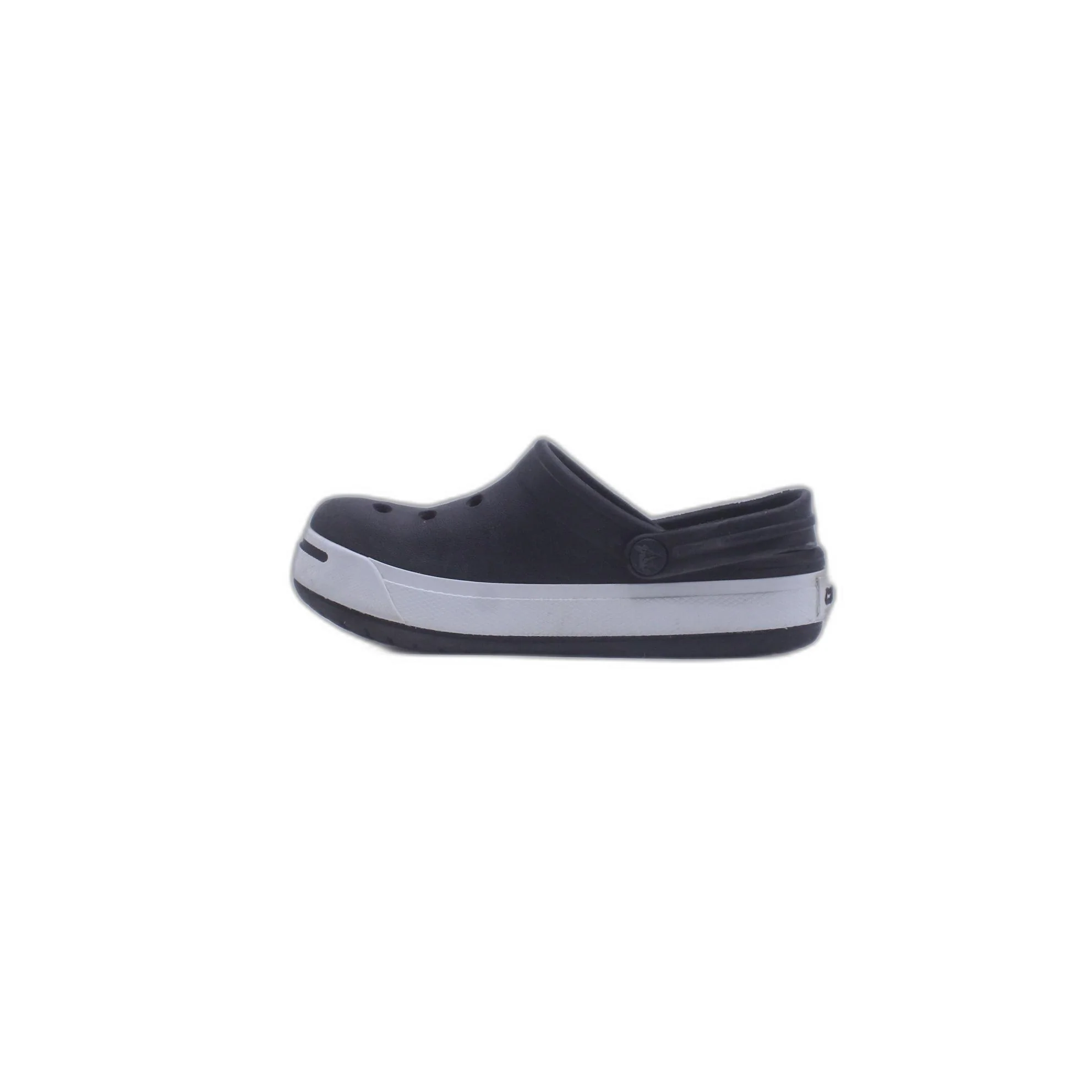 Crocs Crocband ll Black Heel Strap Lightweight Comfort Clogs - Image 2