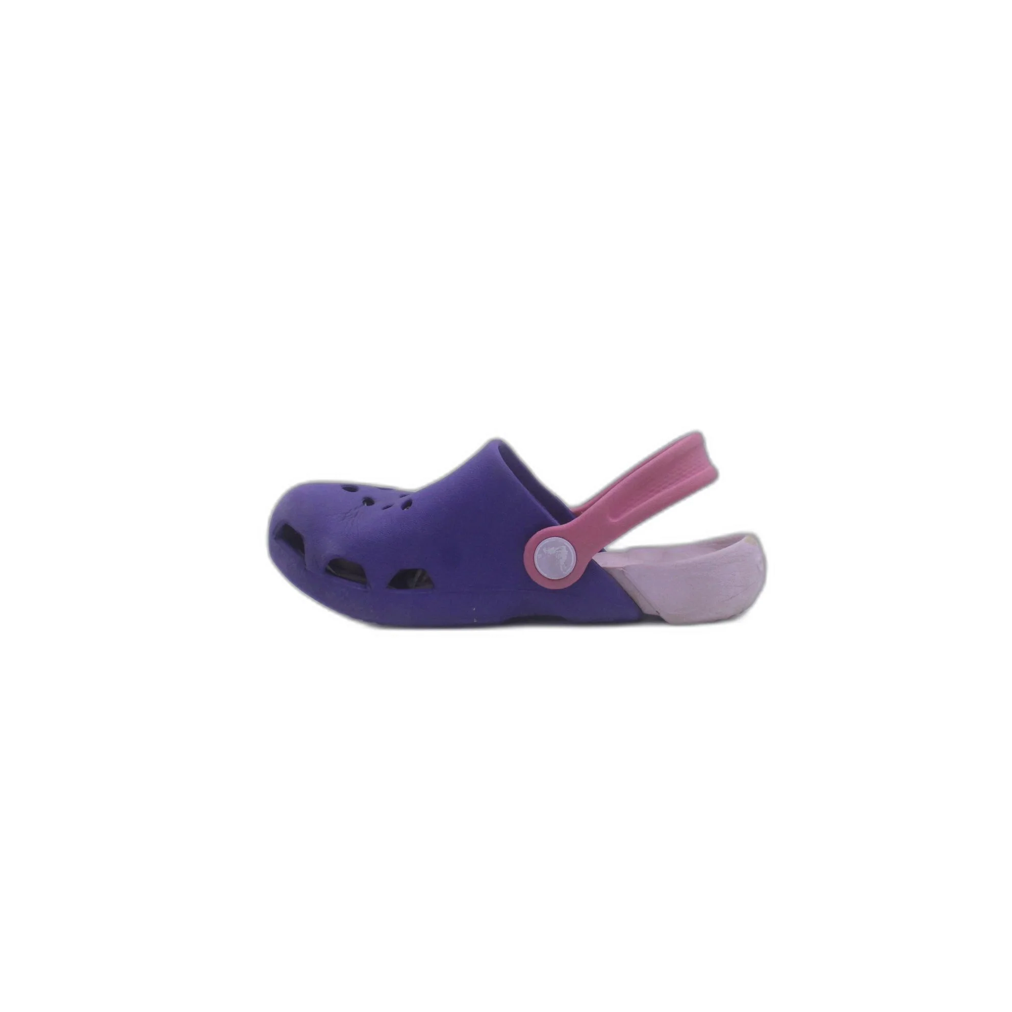 CROCS Electro Classic Clog Pink Purple Slip On Sandals - Image 2