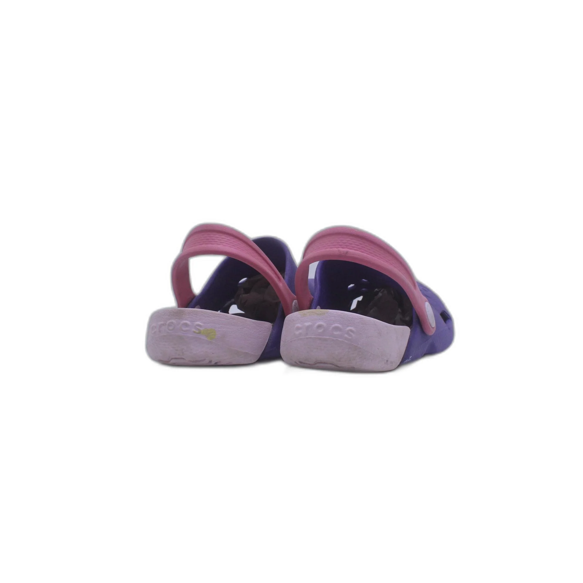 CROCS Electro Classic Clog Pink Purple Slip On Sandals - Image 3