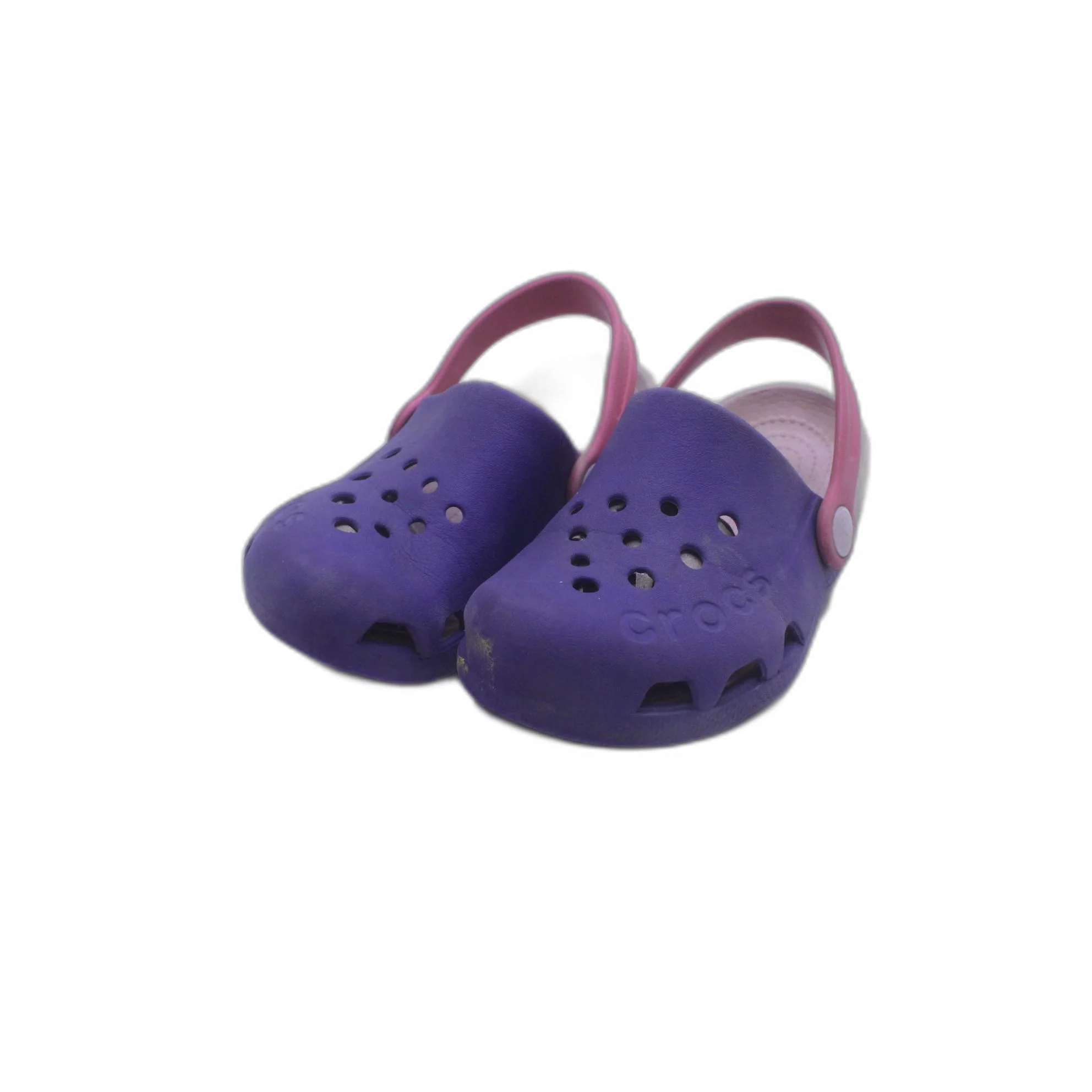 CROCS Electro Classic Clog Pink Purple Slip On Sandals - Image 4