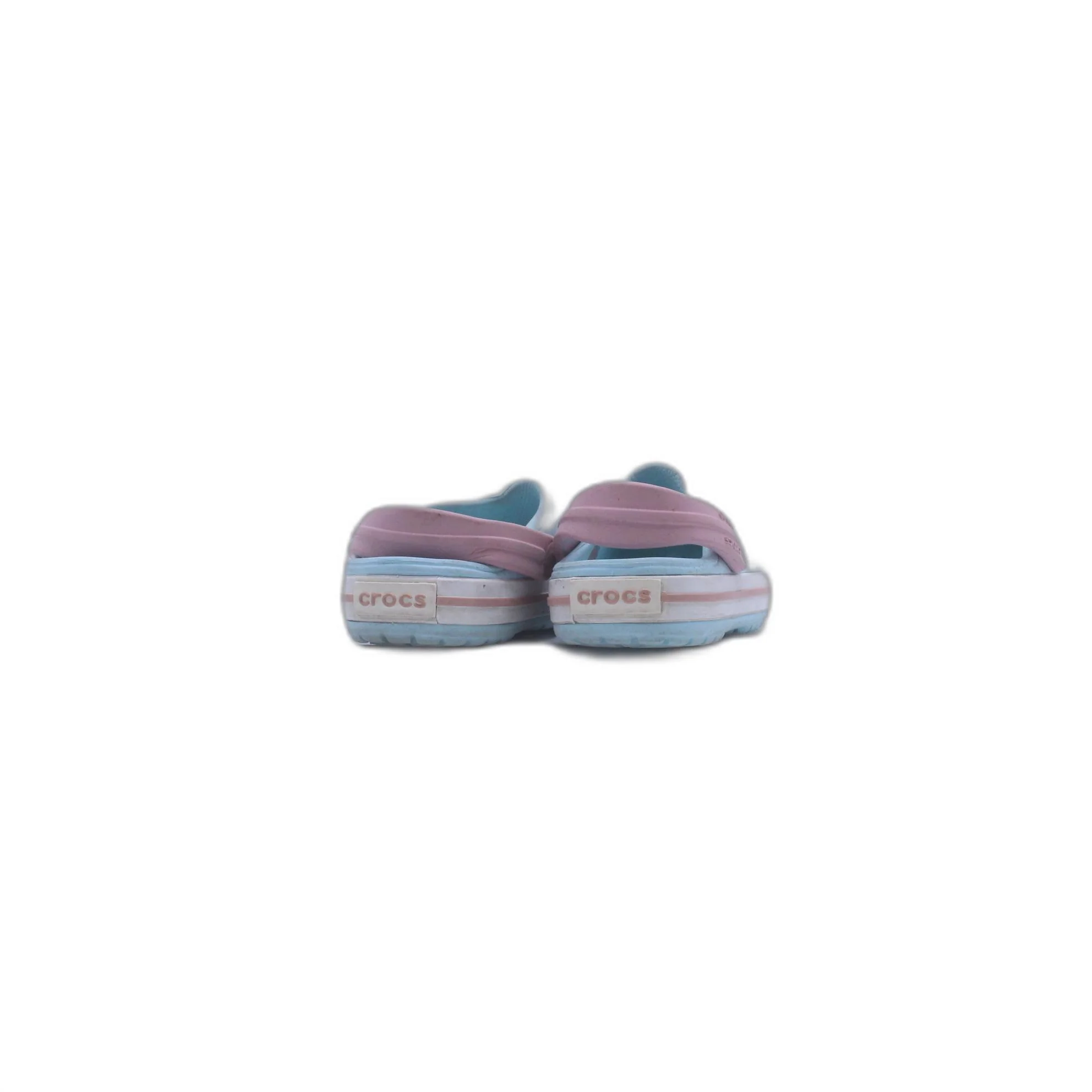 Crocs Kids Blue Walking Slip On Clogs - Image 3