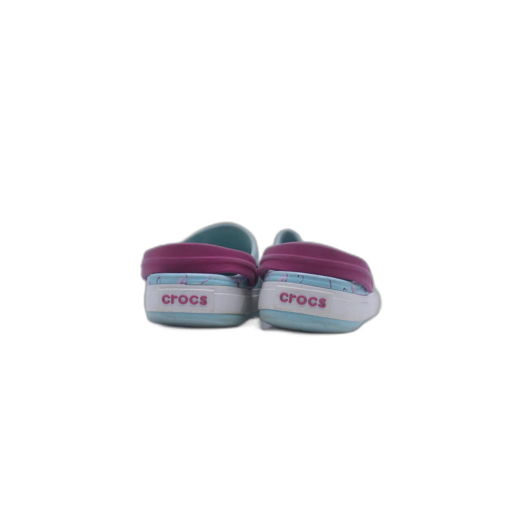 Crocs Sandals Little Kid turquoise flamingo print - Image 4
