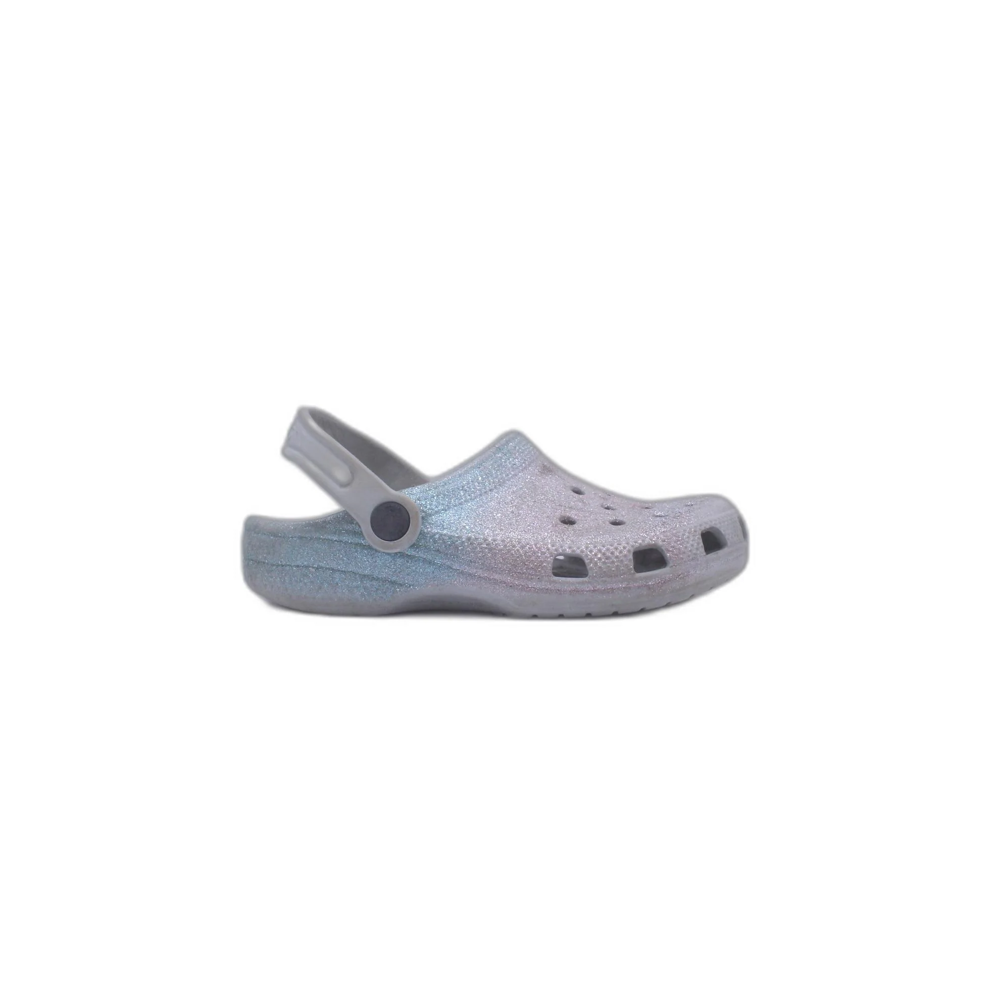 Crocs Silver Slip on Comfy Lightweight