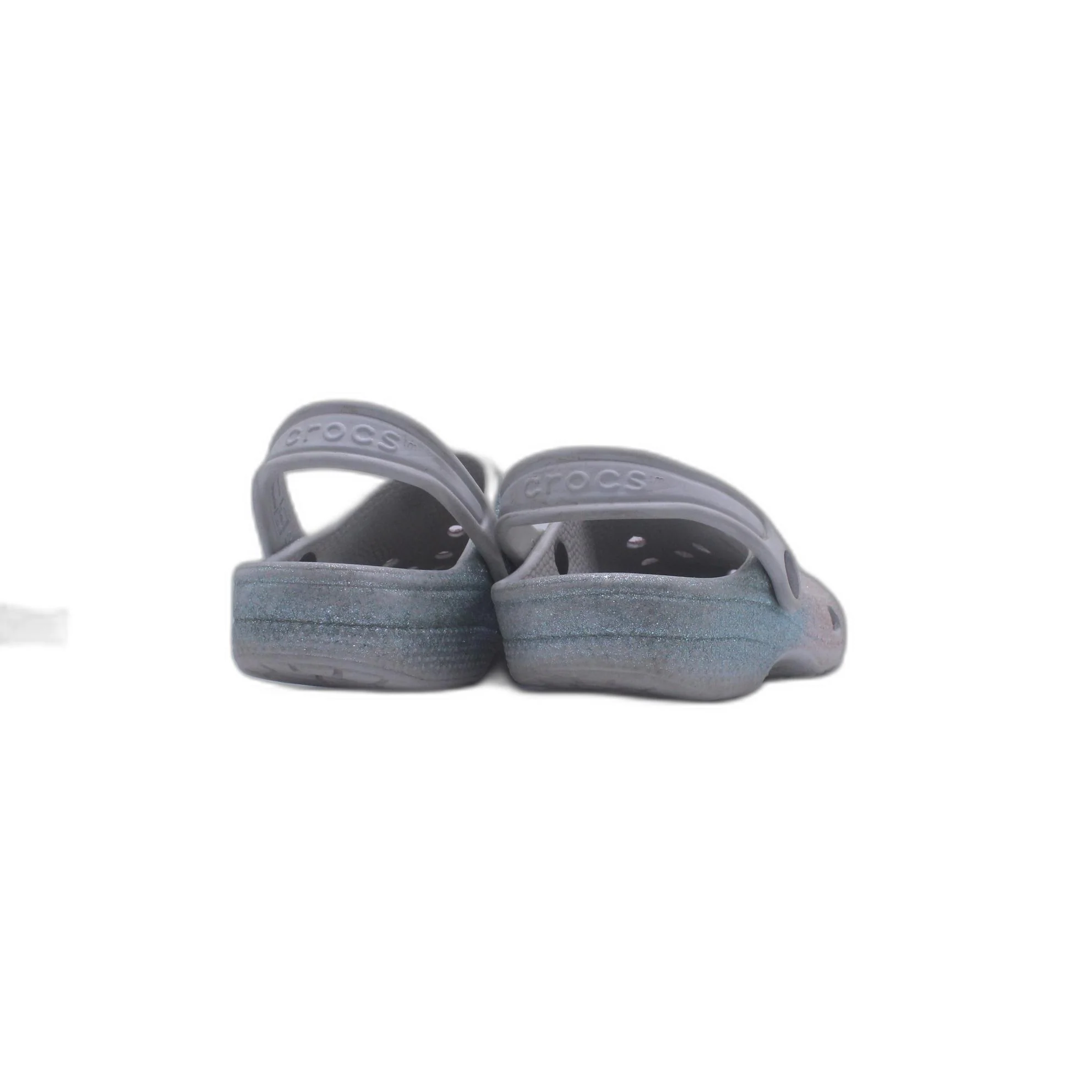 Crocs Silver Slip on Comfy Lightweight - Image 3