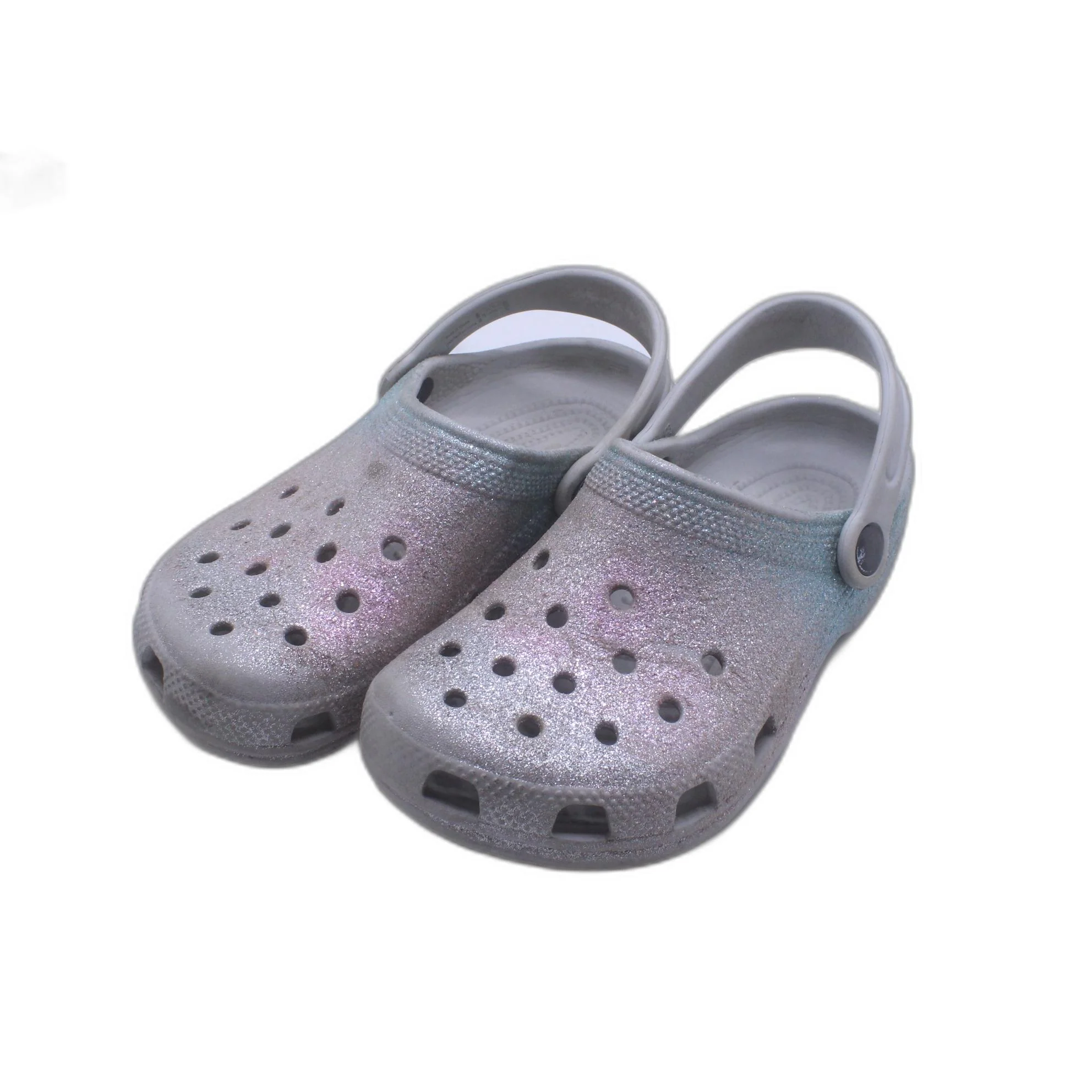 Crocs Silver Slip on Comfy Lightweight - Image 4