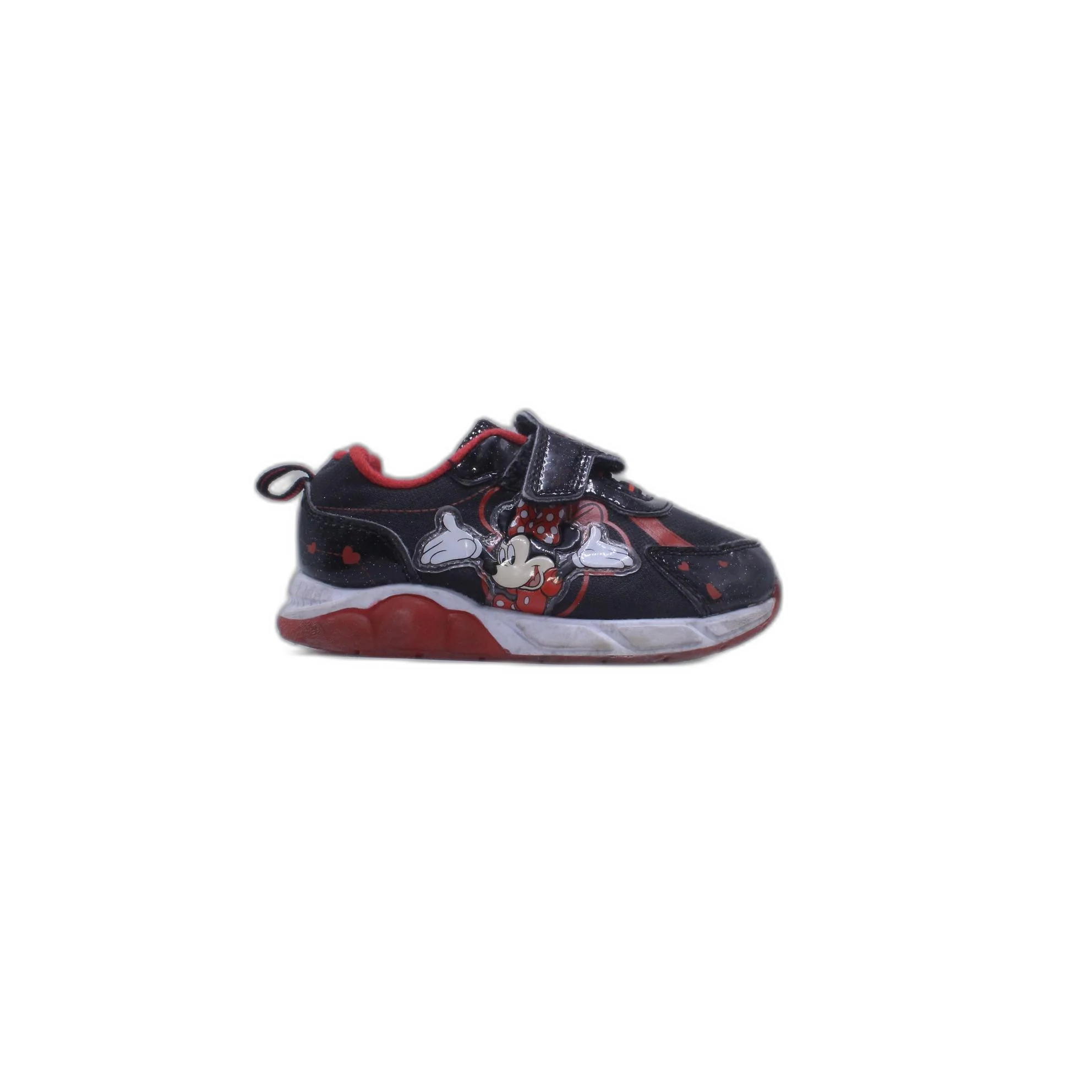 Disney Cars Lightning McQueen Black Light Up Sneaker