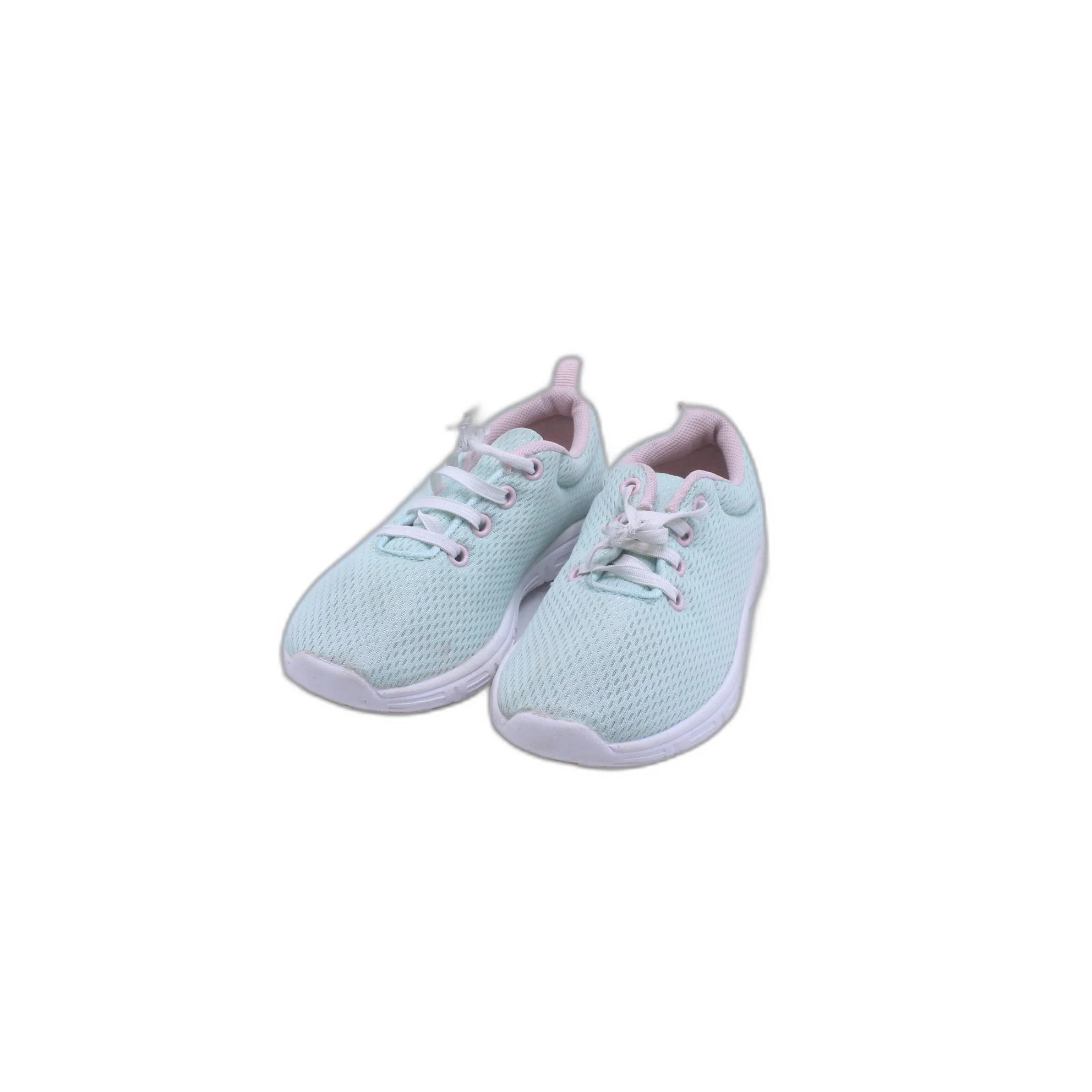 Easy Spirit Mint Green Knit Lace-up Comfort Sneaker - Image 4