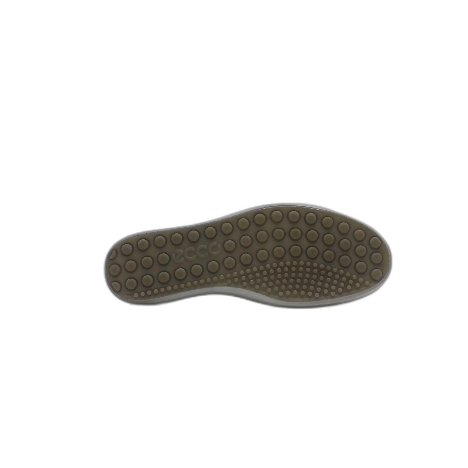 ECCO Mens Lite Moc Gray Leather Slip On Loafers Shoe - Image 3