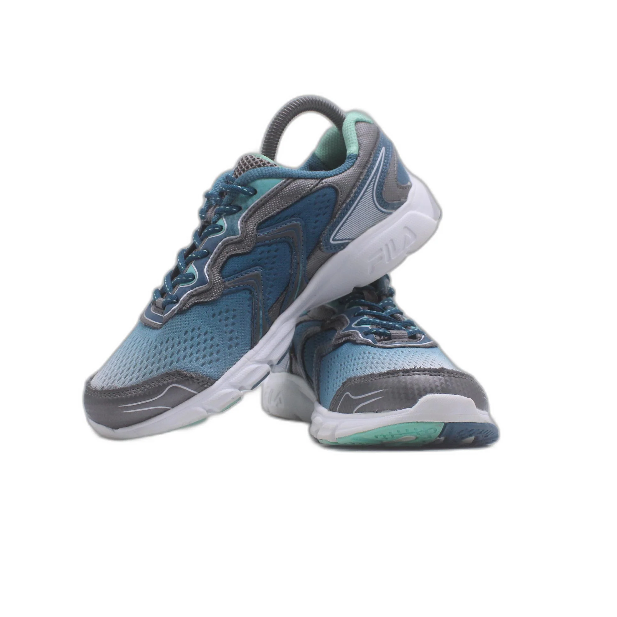FILA Cool Max Athletic Teal Blue /Mint Green Walking Sneaker - Image 5